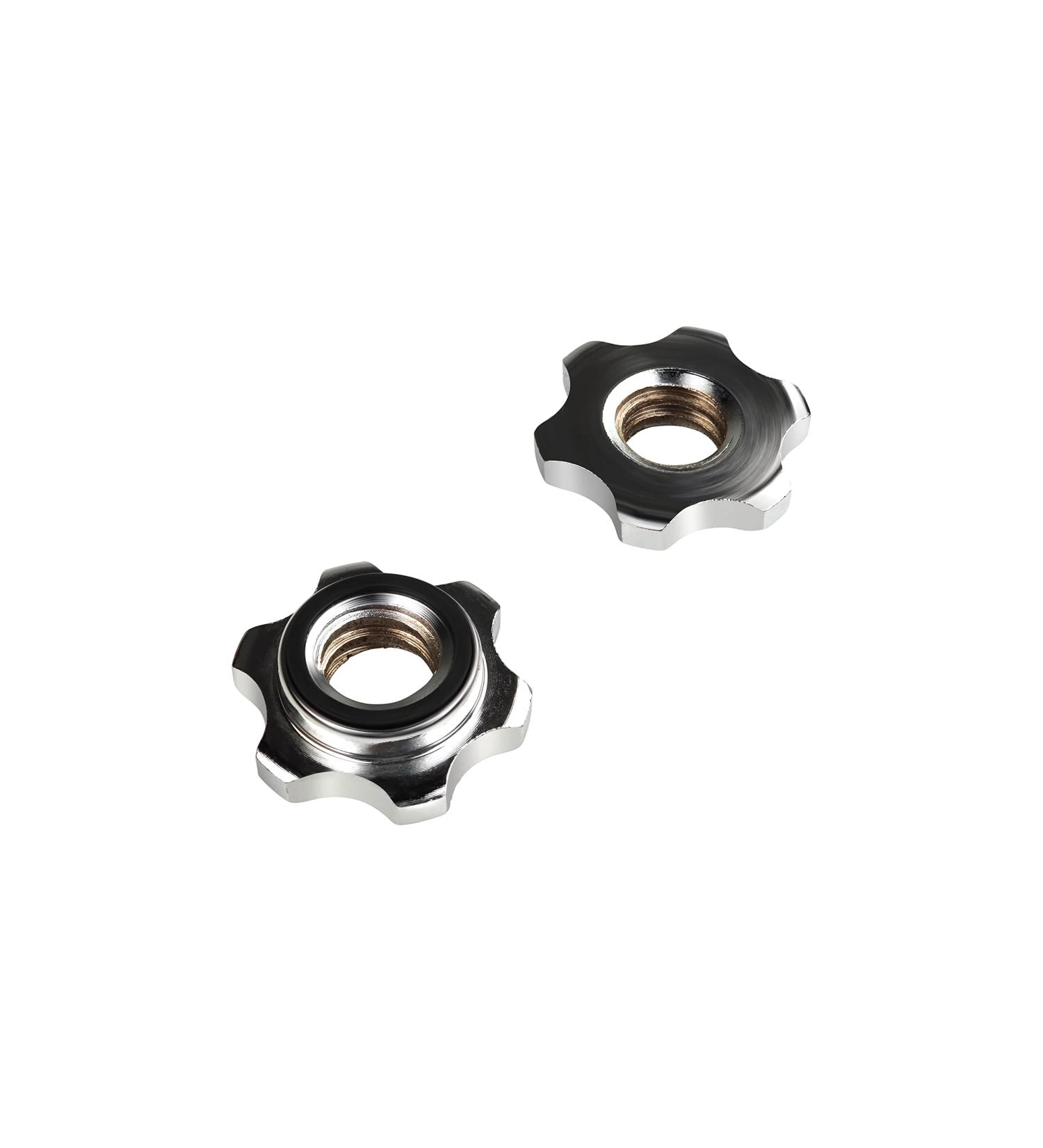 Sporzilla Star Closures for Dumbbells & Barbells - 25mm 28mm 30mm Dumbbell Nuts (2 Pieces) | Secure & Durable | Stepsport - Buy Online on GoSupps.com