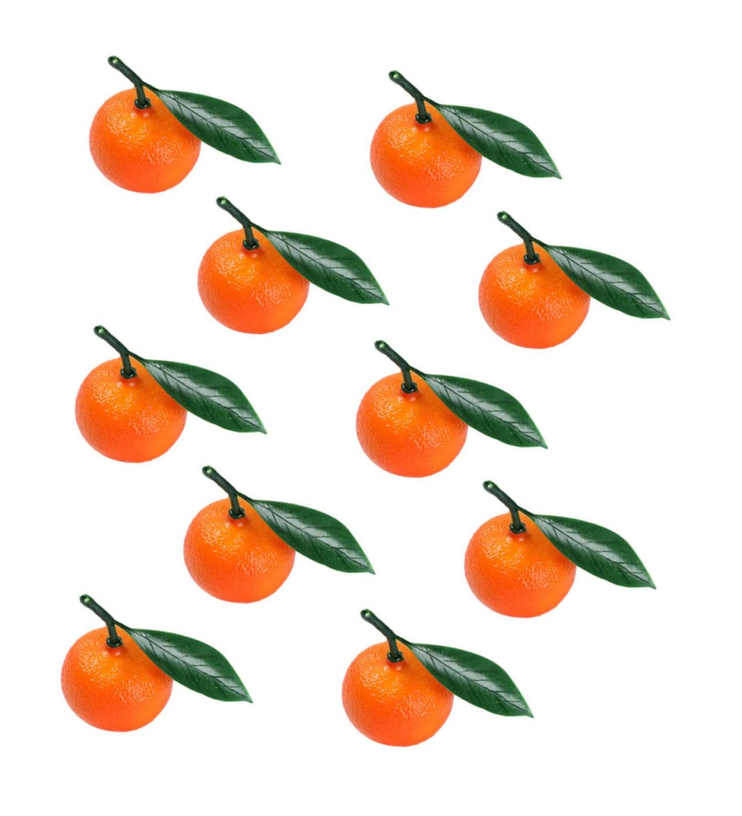 Zerodeko Fake Fruits 10pcs Stand for Decoration Simulation Oranges Ornament Realistic Oranges Artificial Fruit Decor Faux Tangerines Fake Oranges Layout Scene Decor Toy Set Foam Desktop - Buy Online on GoSupps.com