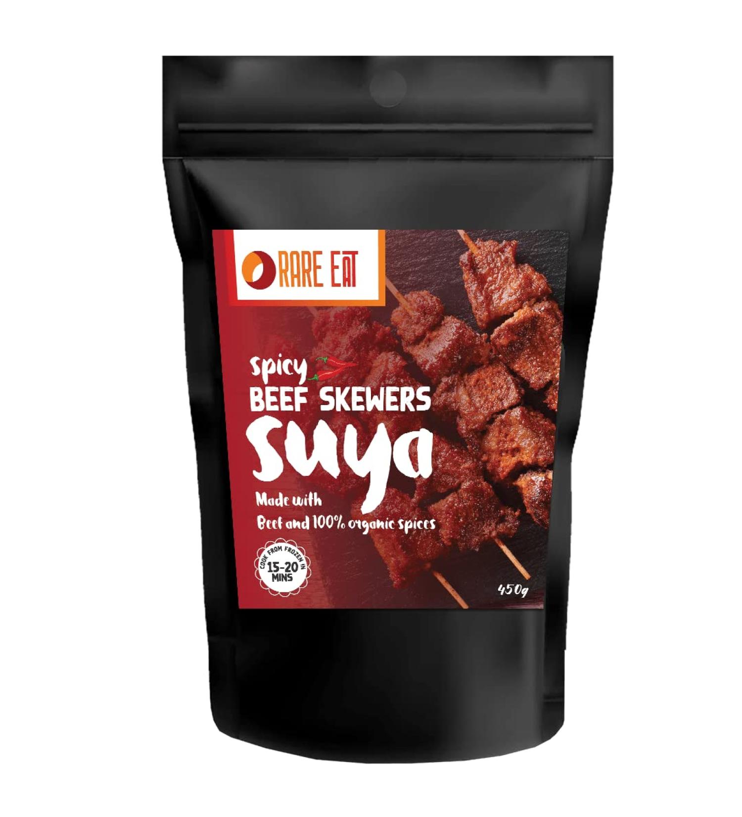 Spicy Nigerian Beef Suya | Beef Barbecue with Suya Spice 450g X 3| Hot