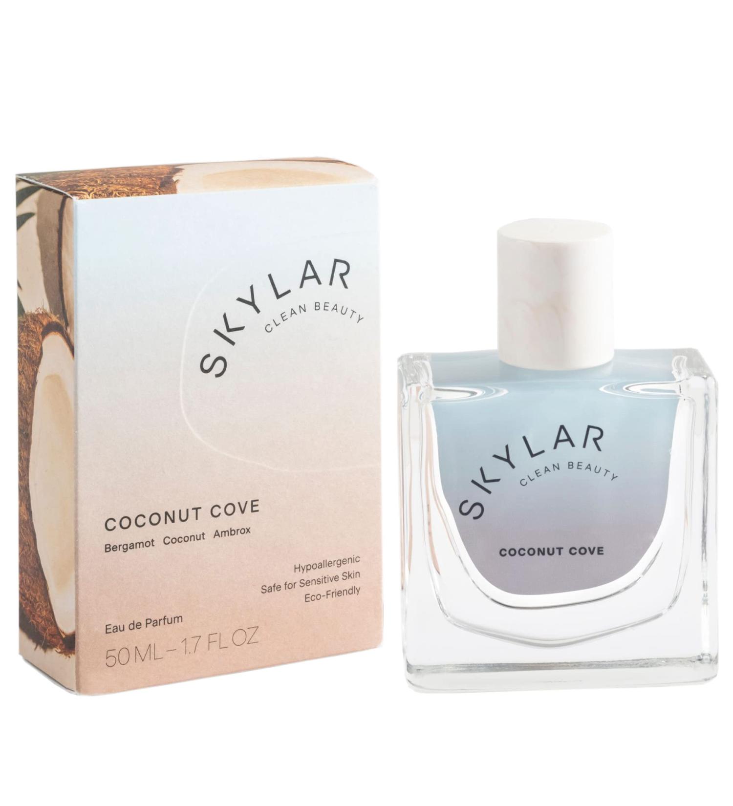 Skylar Coconut Cove Eau de Perfume - Hypoallergenic & Clean Perfume for Women & Men Vegan & Safe for Sensitive Skin-Fruity Fresh Perfume with Notes of Bergamot Coconut & Ambrox-1.70Fl Oz (Pack of 1) - Buy Online on GoSupps.com