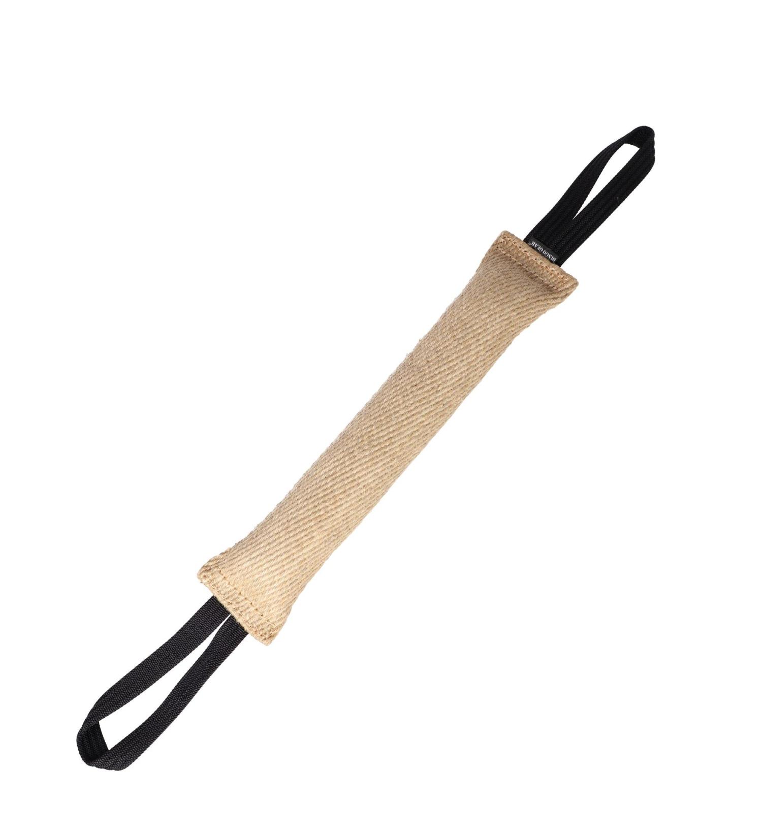 DINGO GEAR Bite Tug with 2 Handles Reinforced for Dog Training and Fun 40 x 6 cm Jute 2 holders 40x6 cm - Buy Online on GoSupps.com