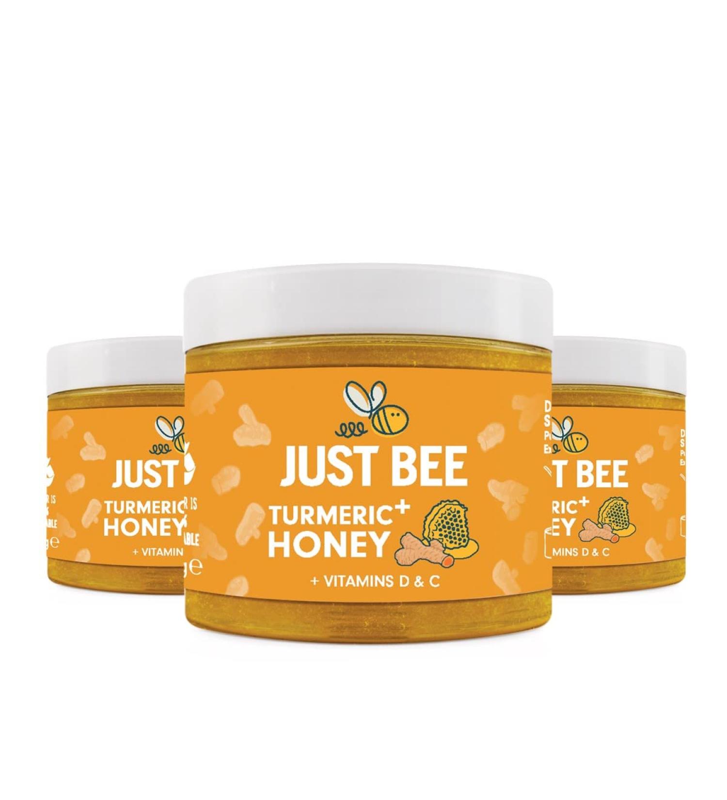 Turmeric+ Honey with Turmeric Extract Vitamin D & Vitamin C Multipack (3x260g) - Buy Online on GoSupps.com