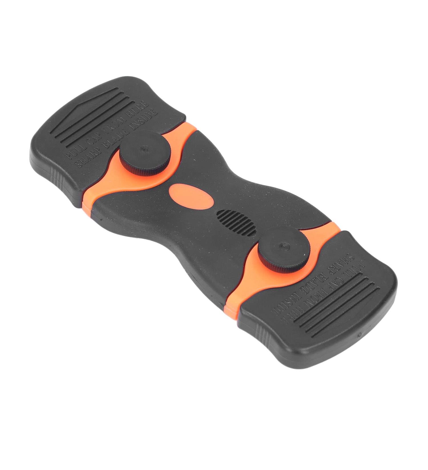 2-in-1 Razor Blade Set - Multi-Purpose Cleaning Tool | Suchaber Metal & ABS Blades (Black + Orange) - International Shipping - Buy Online on GoSupps.com