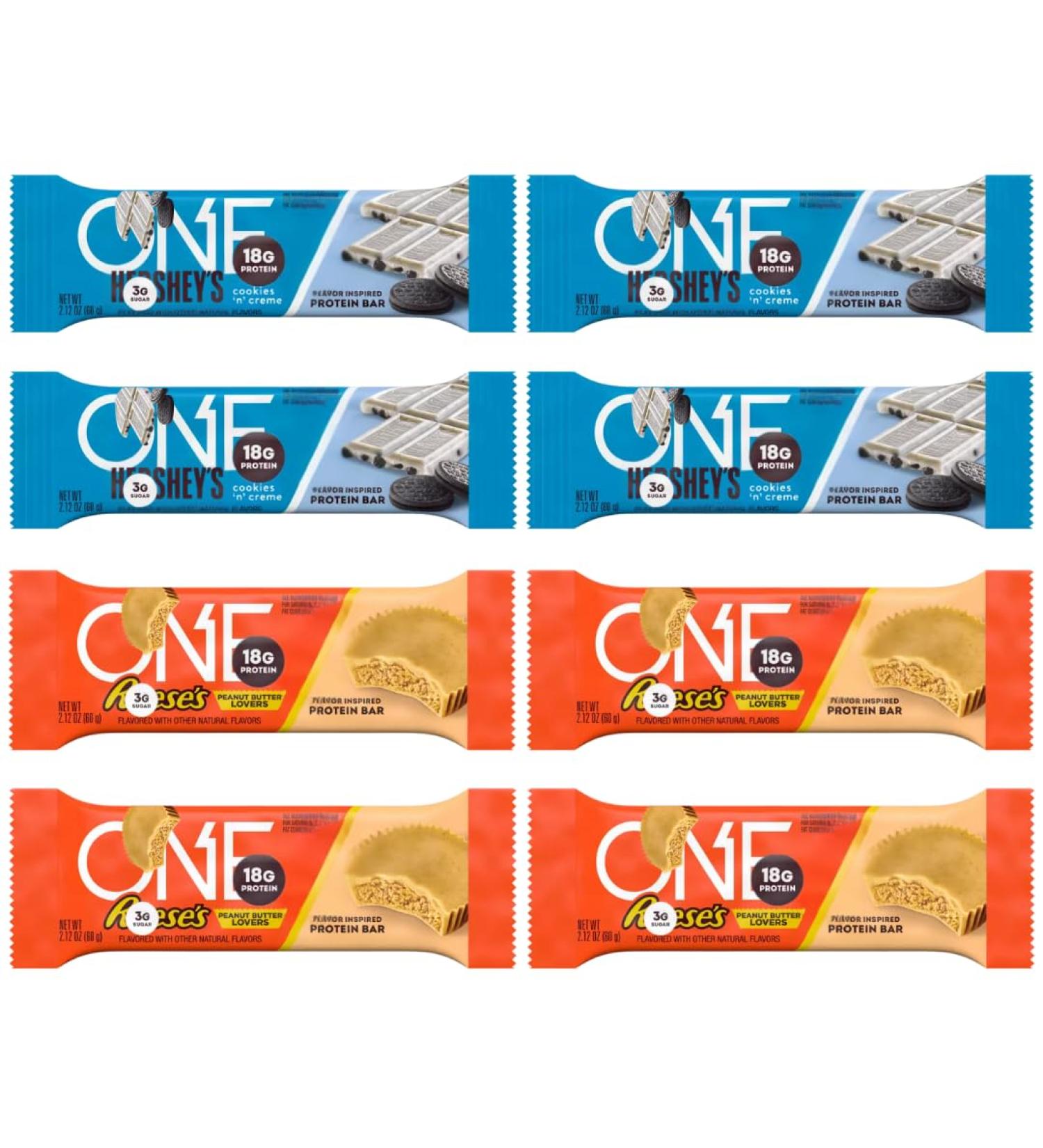 Protein Bar Variety Pack 2.12 Oz Bars Gluten-Free Protein Bar with High Protein (18-20g) and Low Sugar (1g) 8 Pack (8 Pack 2 Flavor) 2 Flavor 1 Count (Pack of 8)