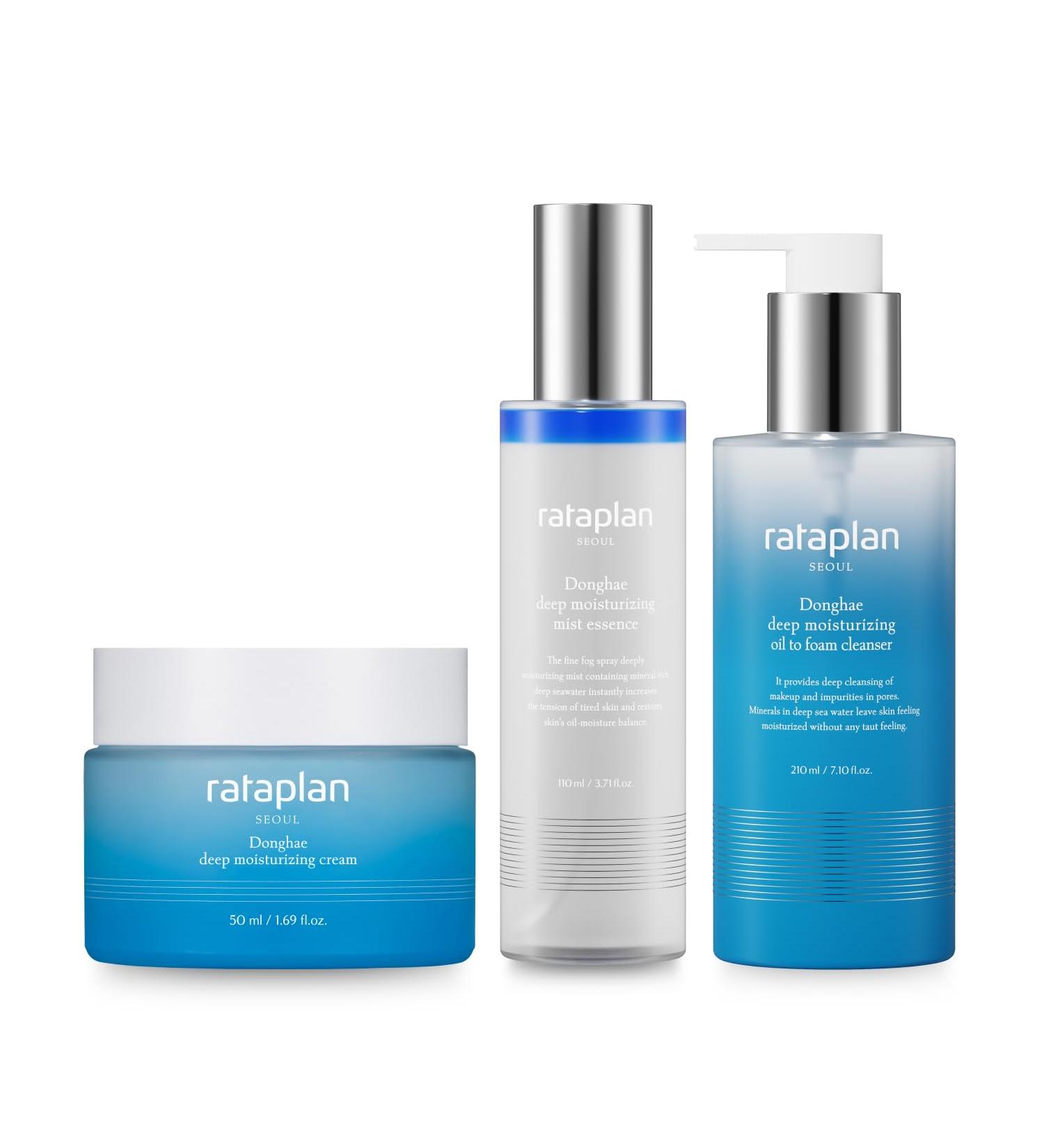 rataplan Donghae Deep Moisturizing Cream Mist Cleanser Set - Buy Online on GoSupps.com