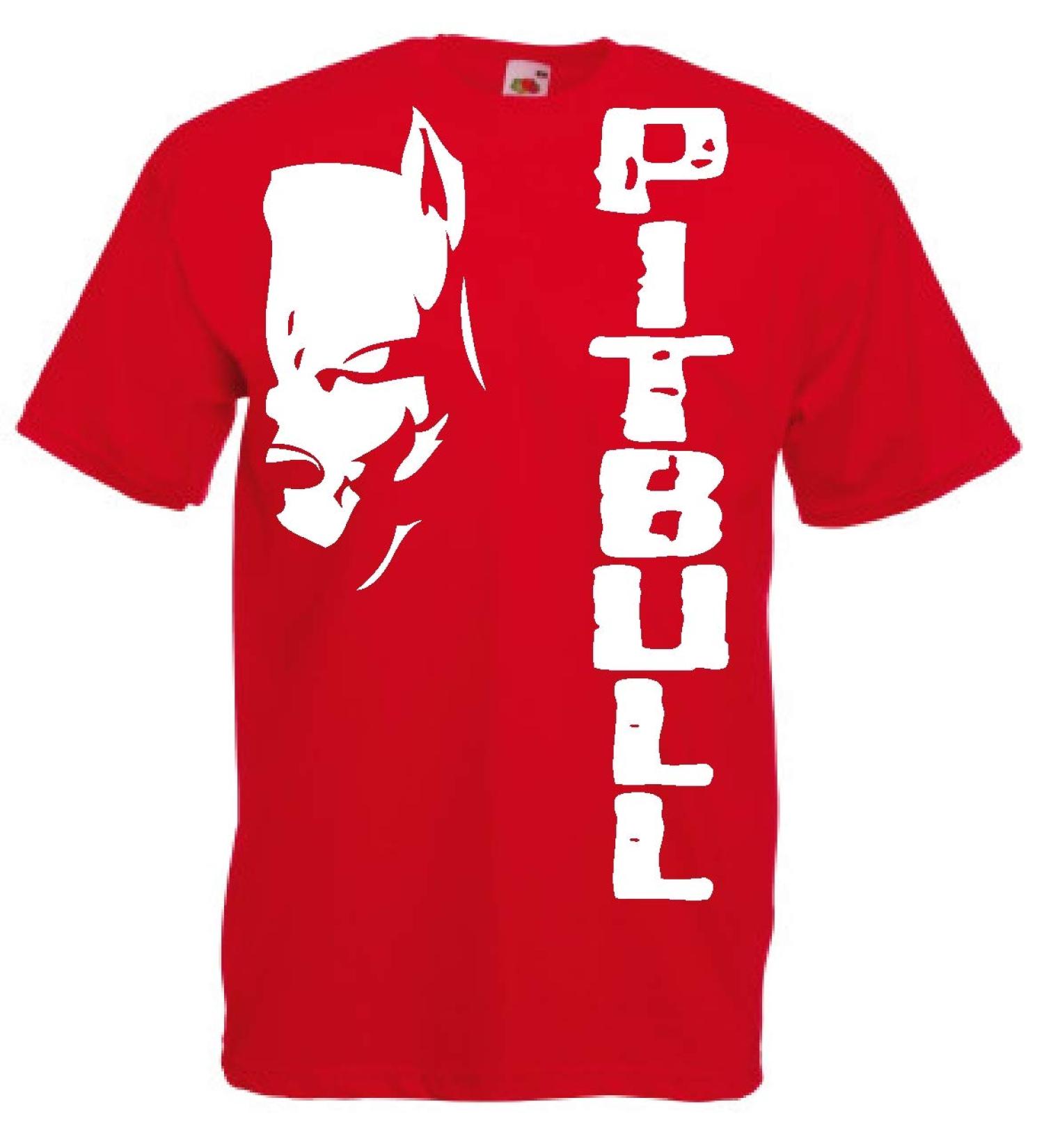 Generico t-Shirt Pitbull Fight Dog Kickboxing Boxing Gift Idea 12 Colors also for Kids 3XL Red