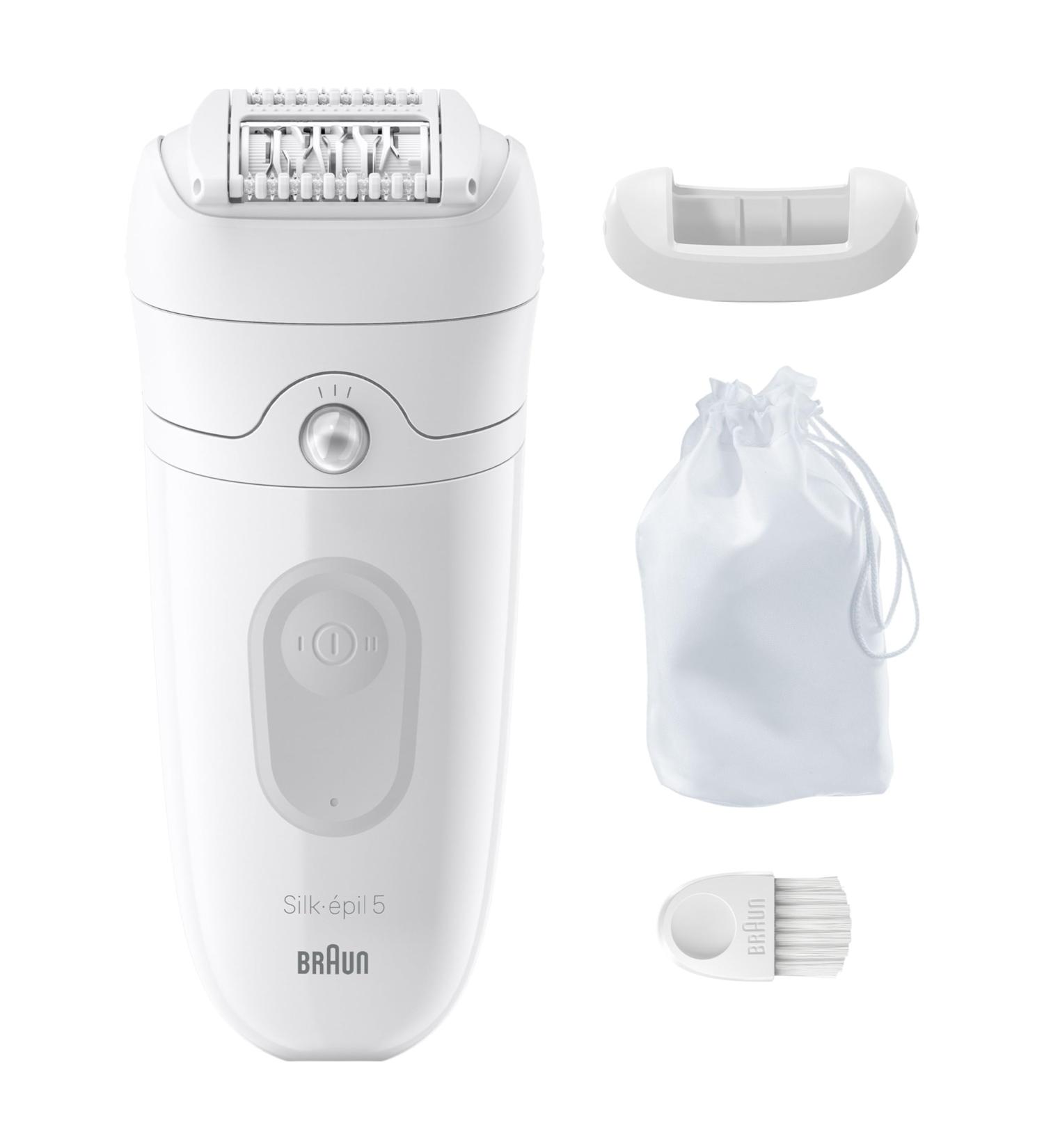 Buy Braun Silk- pil 5 Epilator for Women | Long-Lasting Hair Removal | NEW 5-011 White/Grey - International Shipping Available - Buy Online on GoSupps.com