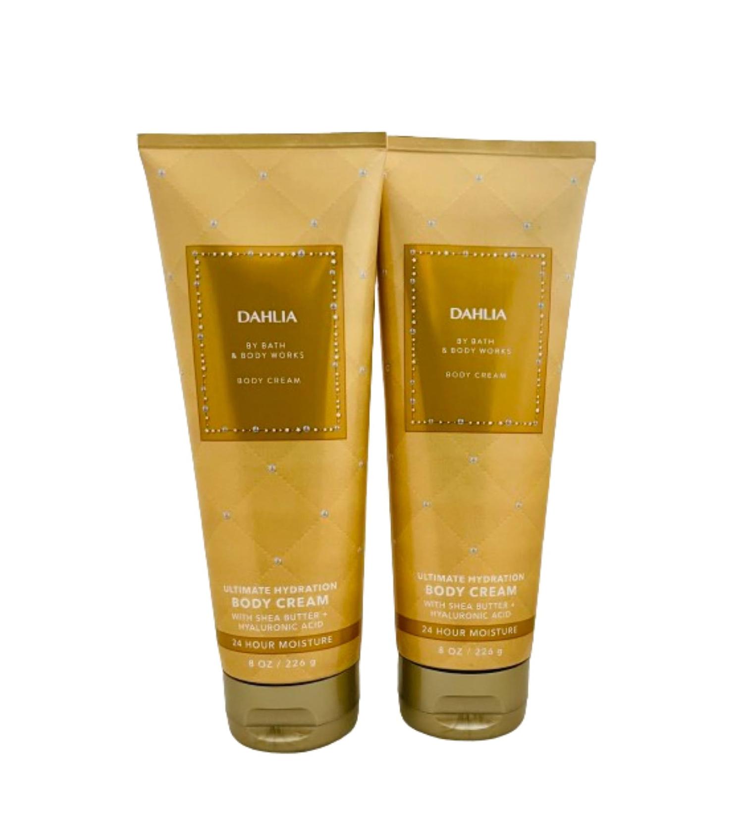 Bath and Body Works Dahlia 2 Pack Ultra Shea Body Cream 8 Oz. (Dahlia)