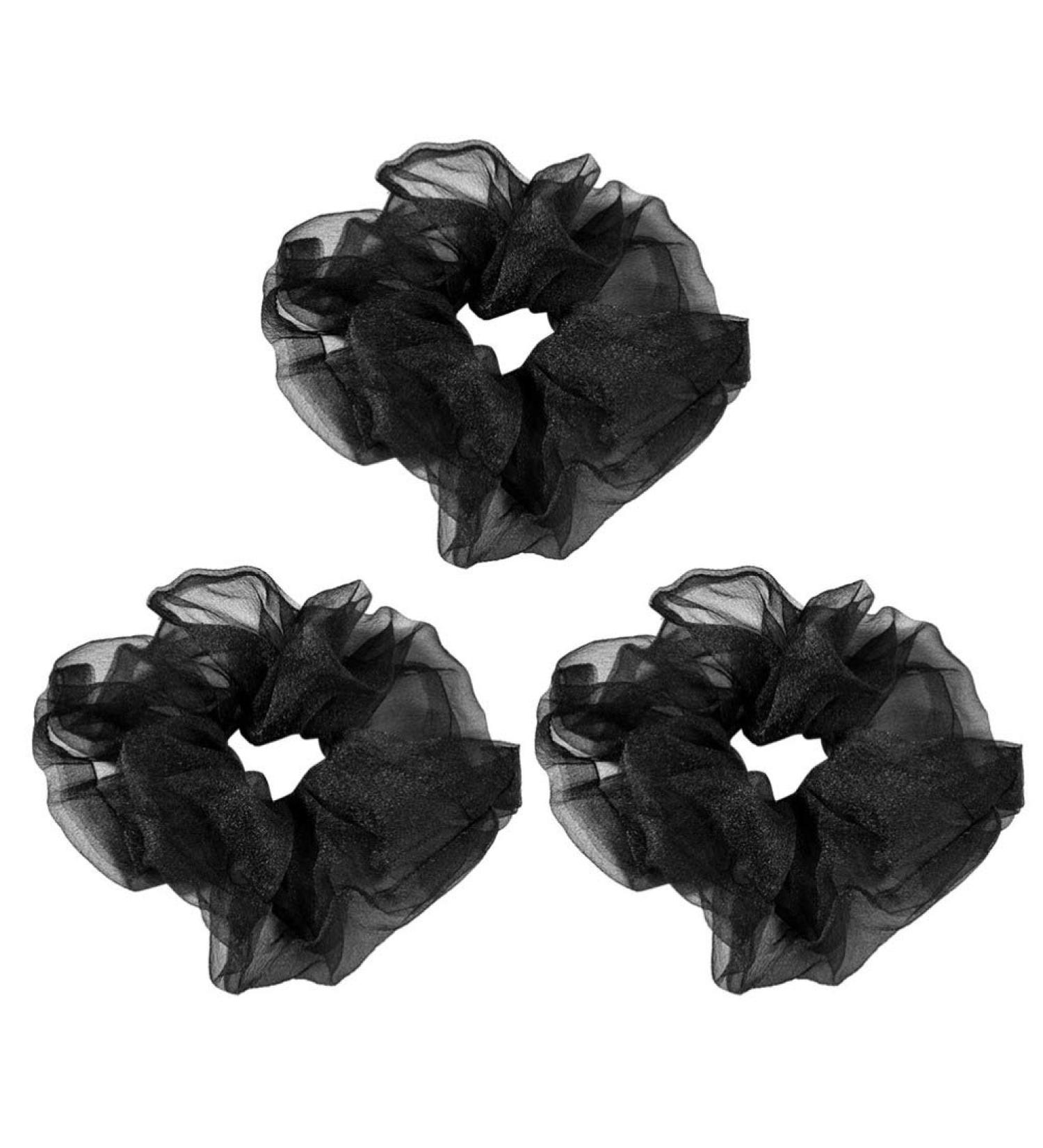Shop Lurrose 3pcs Organza Elastic Hair Scrunchies for Women & Kids - Perfect for Summer Spa & Sport | International Shipping Available - Buy Online on GoSupps.com