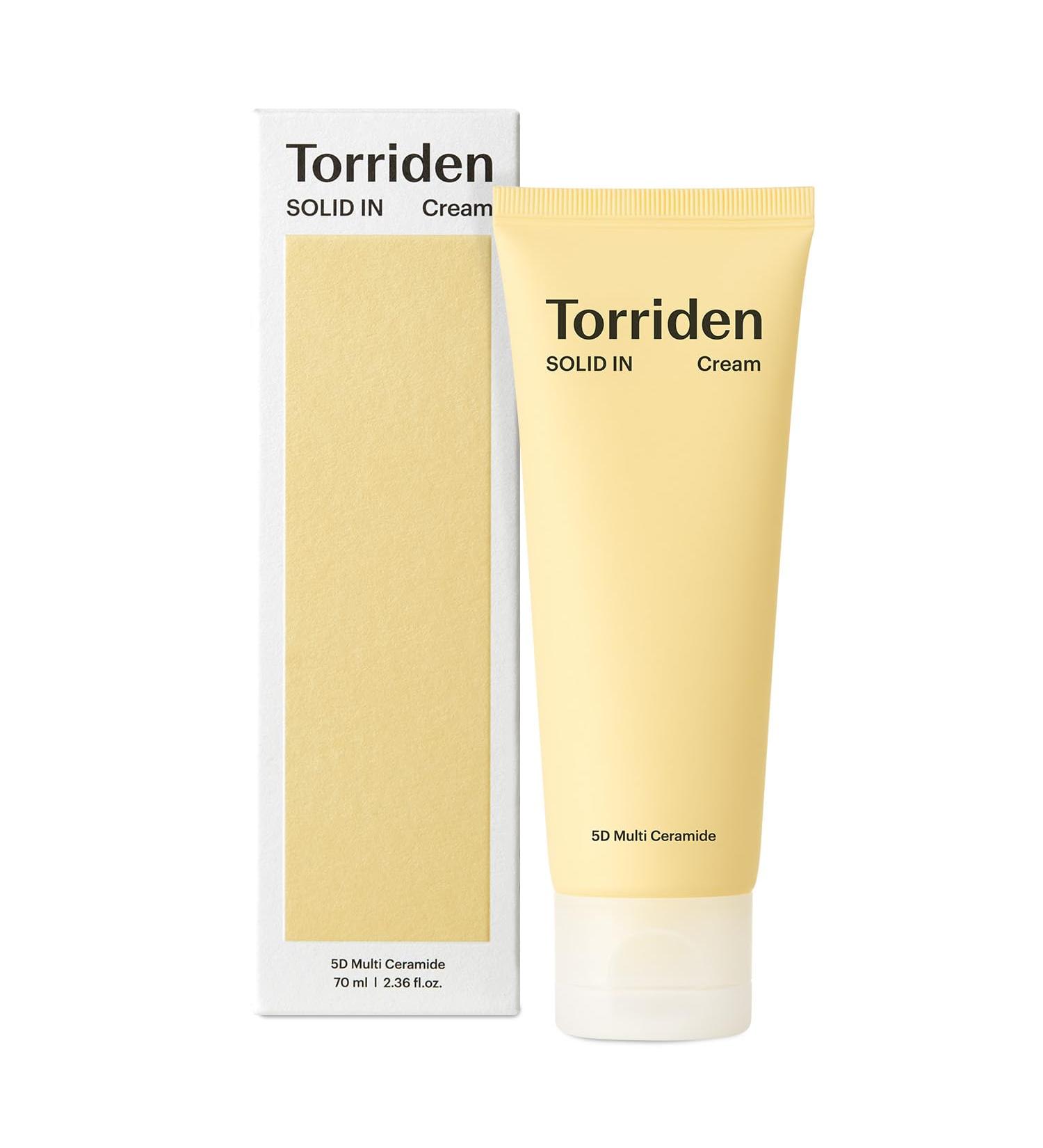 TORRIDEN SOLID-IN Ceramide Cream 2.4 fl oz | Vegan Fragrance-Free Moisturizer for Healthy Skin Barrier | Nourishing Korean Skin Care | Cruelty-Free & Alcohol-Free - Buy Online on GoSupps.com