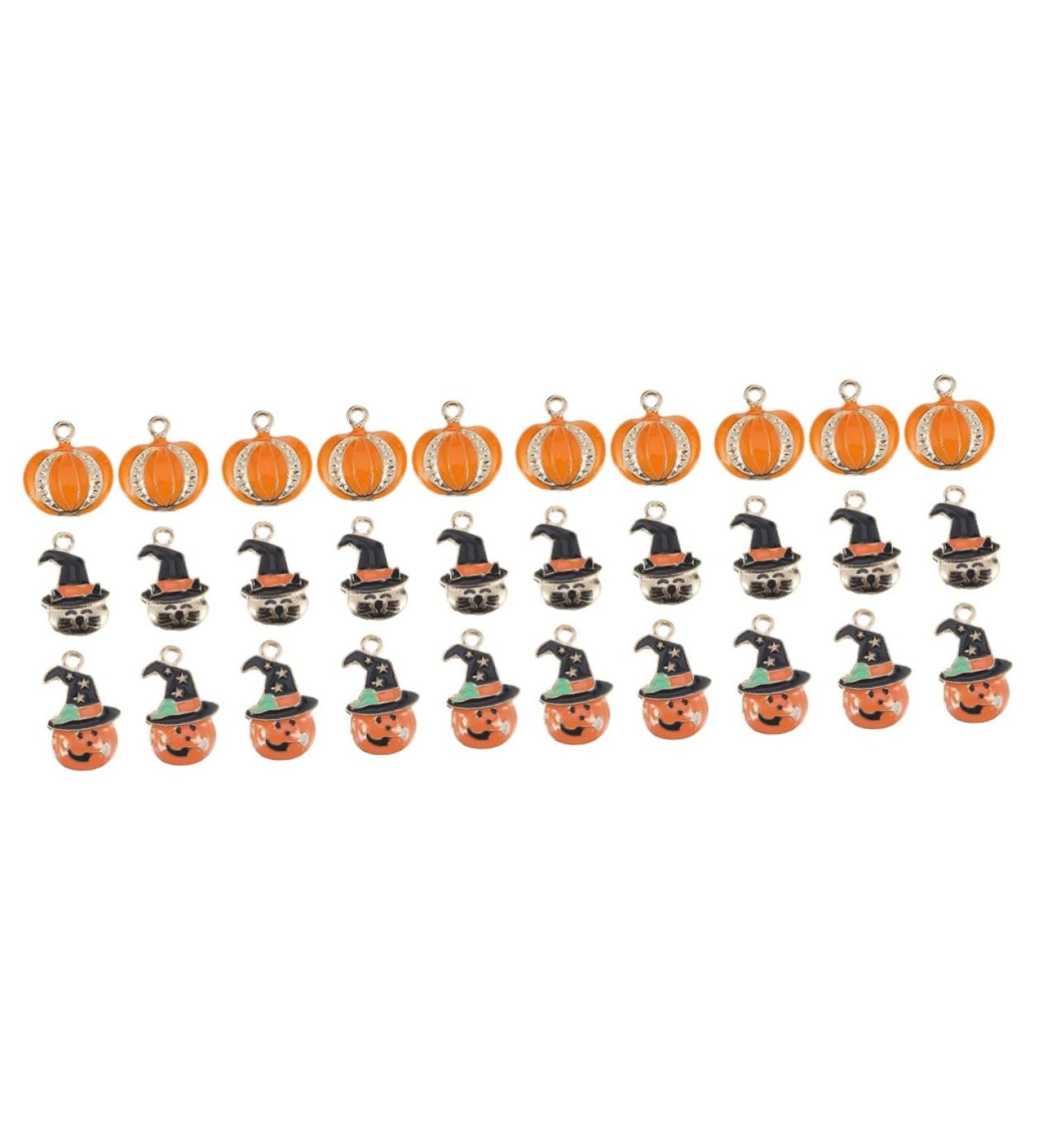Abaodam 30 Pcs Halloween Alloy Drip Oil Pendant Pendant phone bracelet halloween bracelet charms alloy charm - Buy Online on GoSupps.com