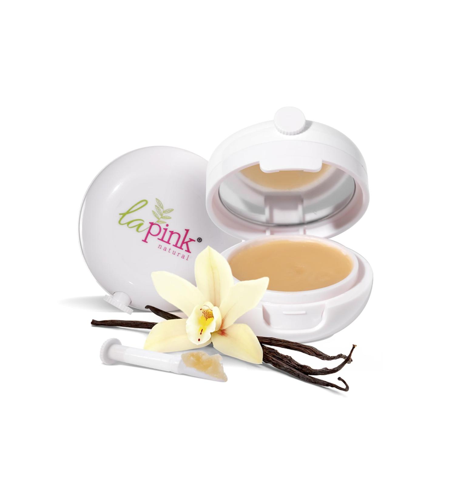 Vanilla Lip Balm with Shea & Kokum Butter | 100% Microplastic Free | Nourished & Soft Lips | 15g - Buy Online on GoSupps.com