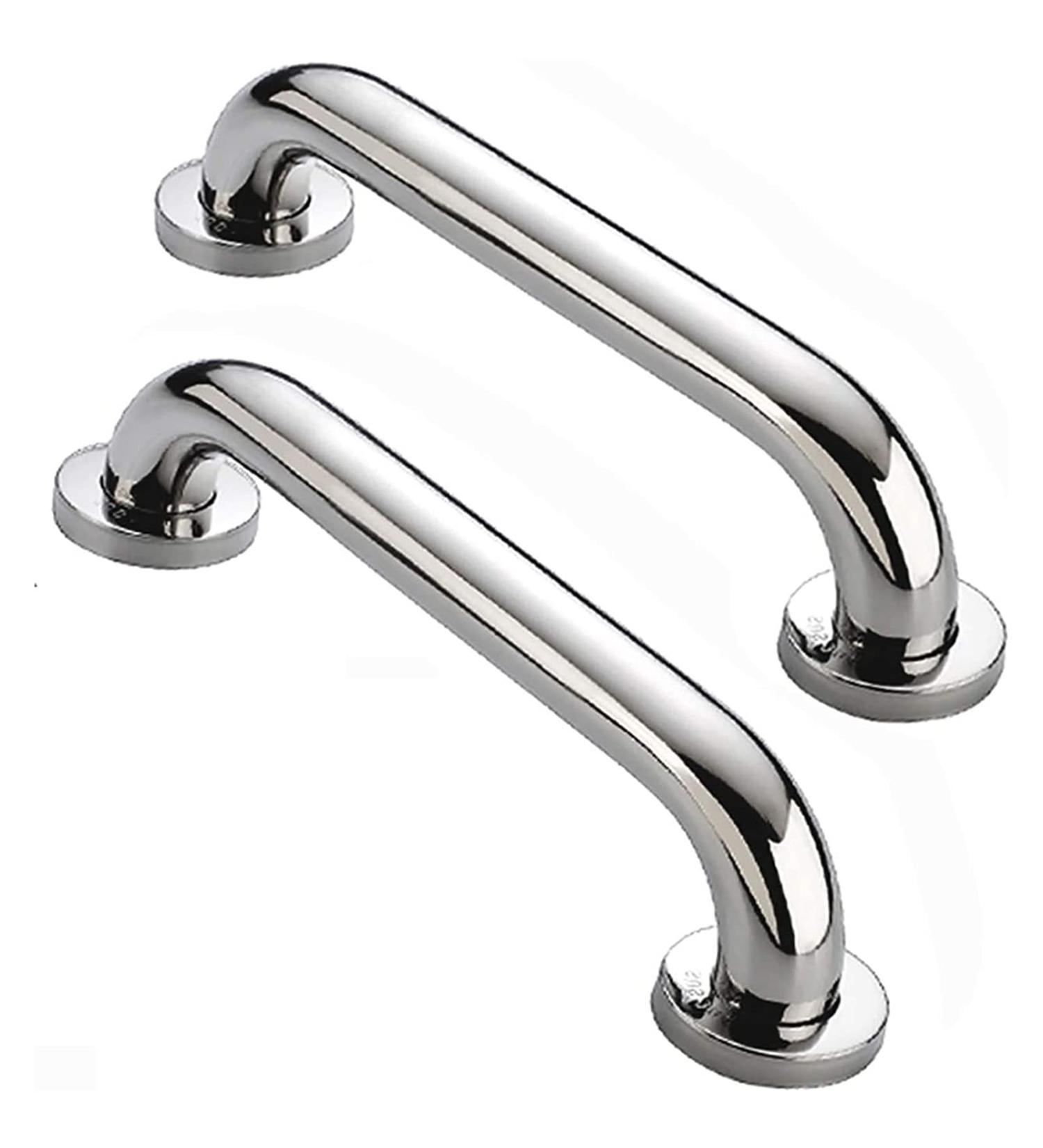 Grab Rail Armrest Grab Bar 2Pcs Stainless Steel Shower Grab Bar Handle Bathroom Balance Bar Safety Hand Rail Support Non-Slip Senior Assist - Buy Online on GoSupps.com