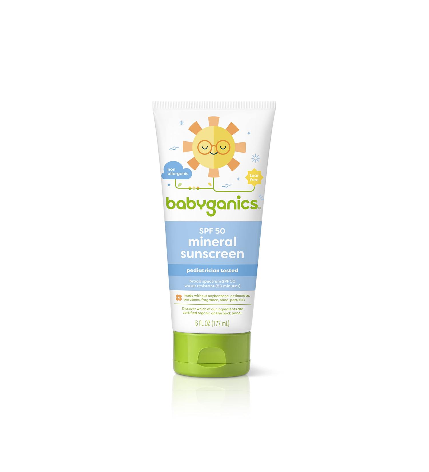 Babyganics Sunscreen Lotion 50 SPF 6oz - Packaging May Vary - Buy Online on GoSupps.com