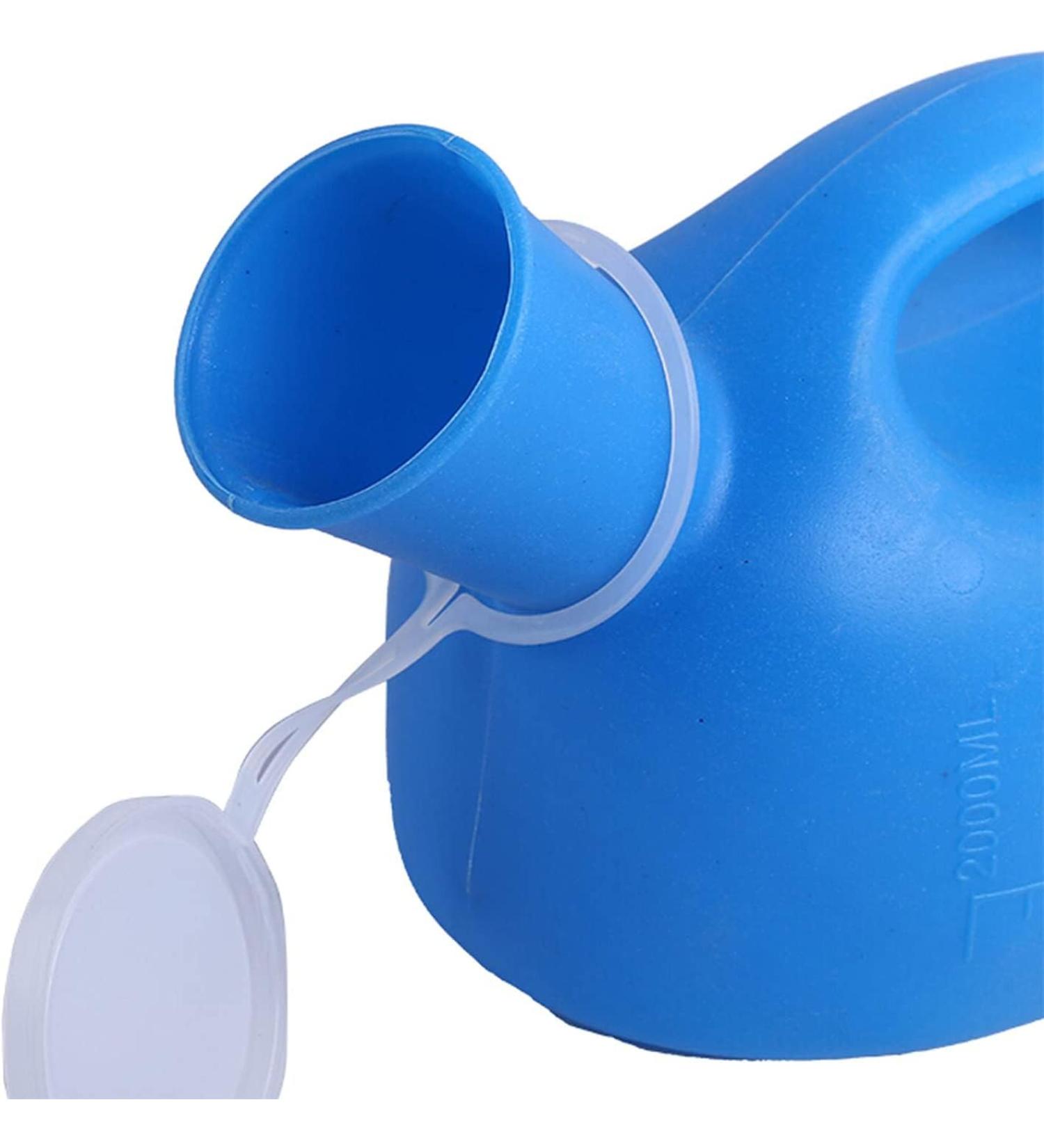 Urine Bottles Male 2000ML Male Urinal Portable Reusable Potty Pee Bottle Collector Travel Toilet - Buy Online on GoSupps.com