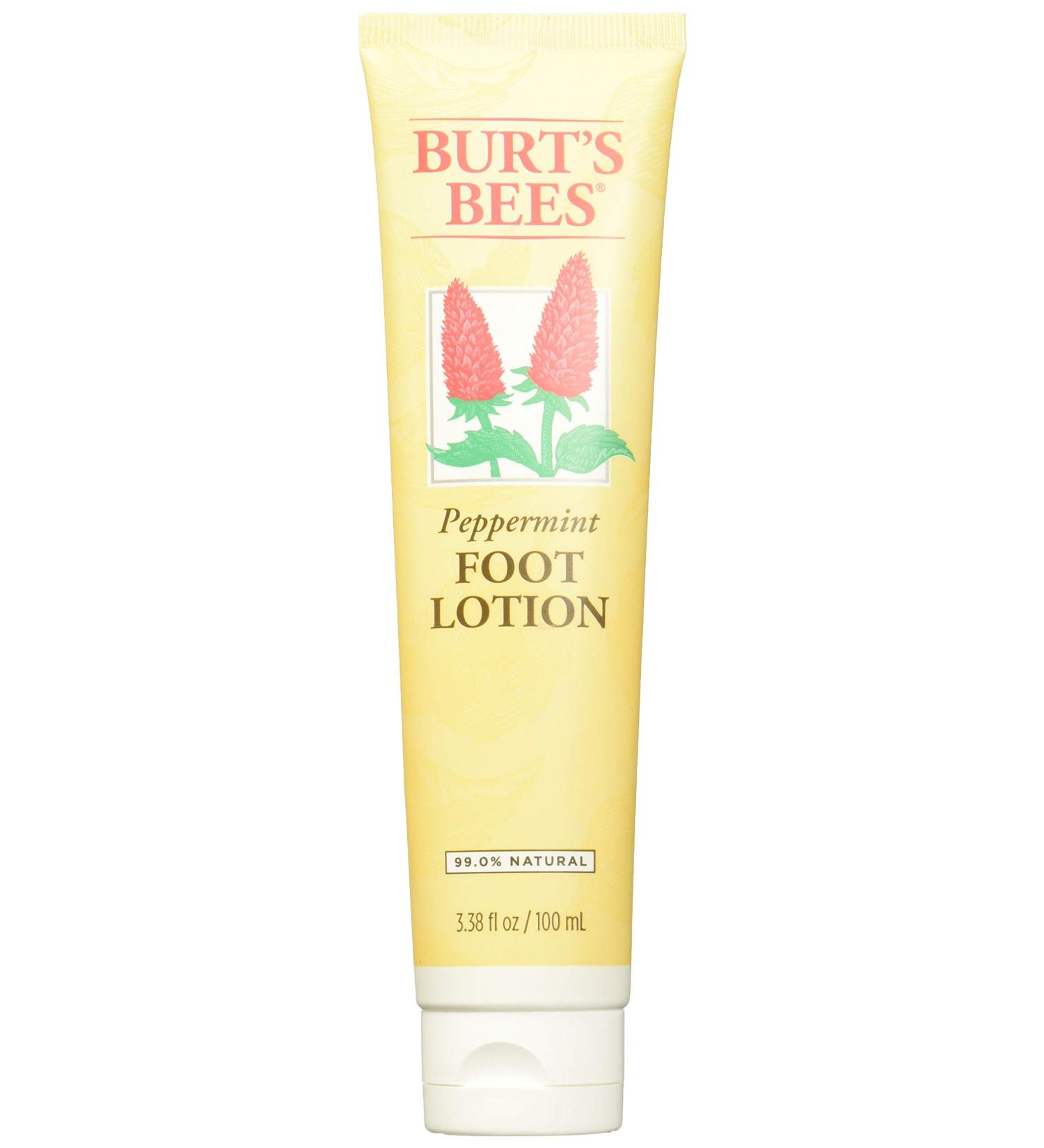 Burt's Bees Peppermint Foot Lotion 3.38 Ounces - Buy Online on GoSupps.com