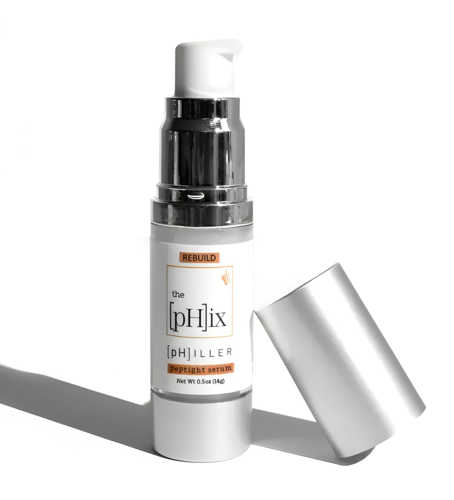 pHiller Peptide Serum - Advanced Anti-Aging Face Tightening Serum with Argireline & Tripeptides | Hydrating Vegan Formula for Fine Lines & Wrinkles (1oz - Buy Online on GoSupps.com