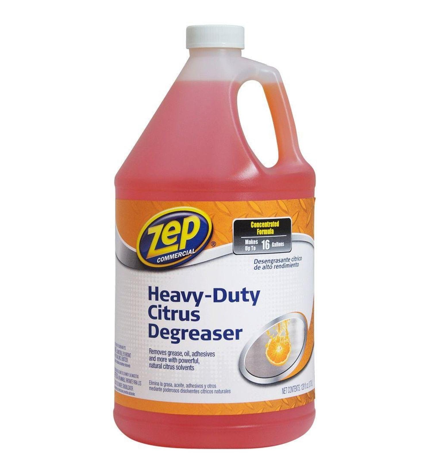 Zep Enforcer ZUCIT128 128-Ounce Heavy-Duty Citrus Degreaser Refill Pack of 4
