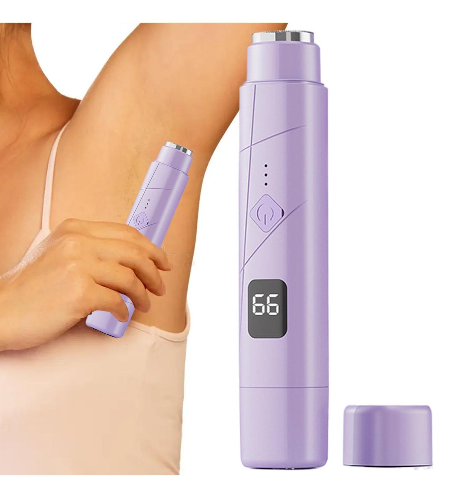 Rrlihjgu Electric womens shaver double head shaver for women facial shaver for bikini line bikini trimmer for legs face underarm 2in1 armpit shaver Lilac - Buy Online on GoSupps.com