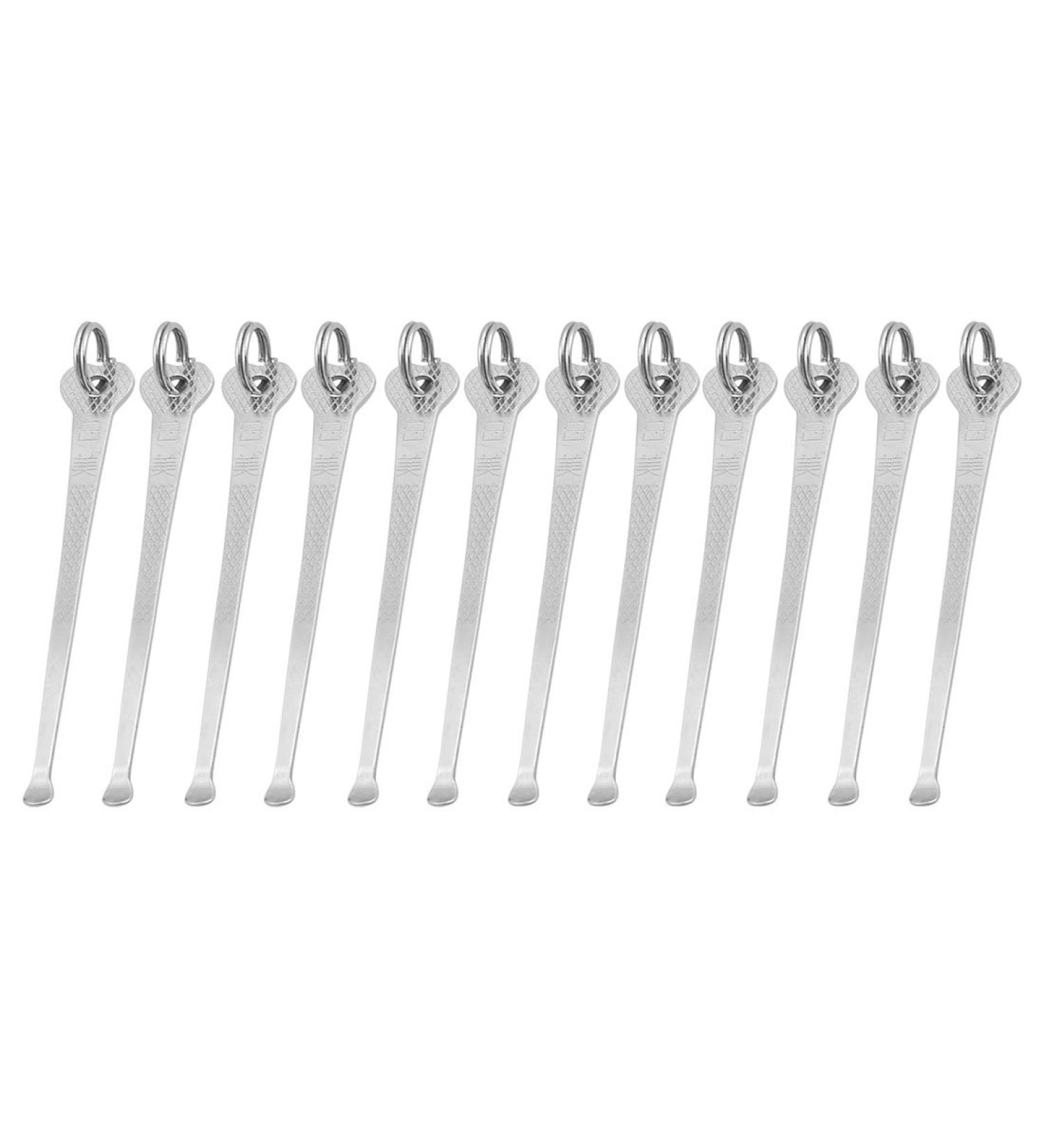 Qtqgoitem 12 Pcs Metal Curette Ear Wax Pick Remover Health Cleaning Tool (Model: a7b b30 ad9 17d 114)