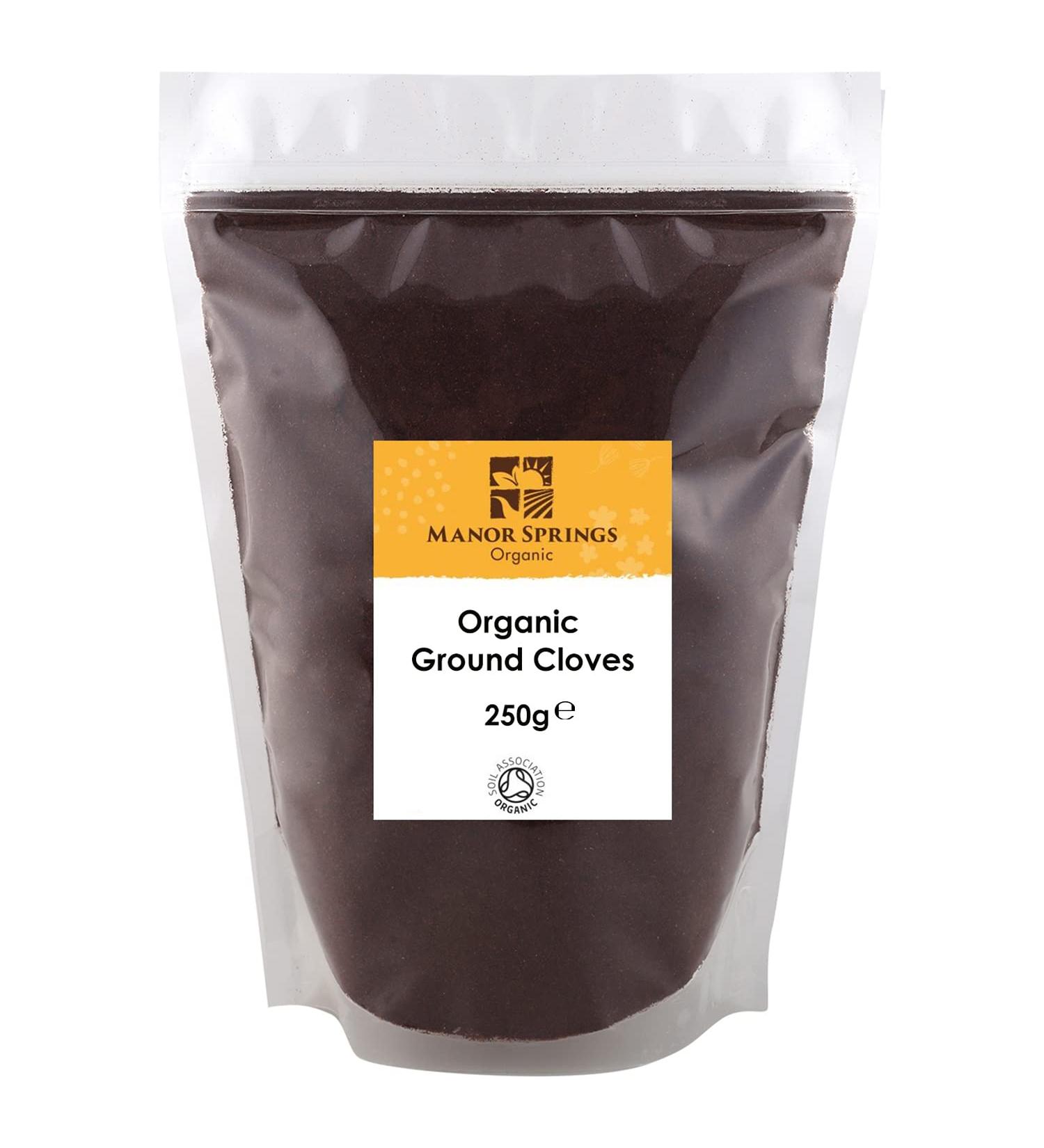 Manor Springs Organic 250g Ground Cloves - Pure & Natural - Buy Online on GoSupps.com