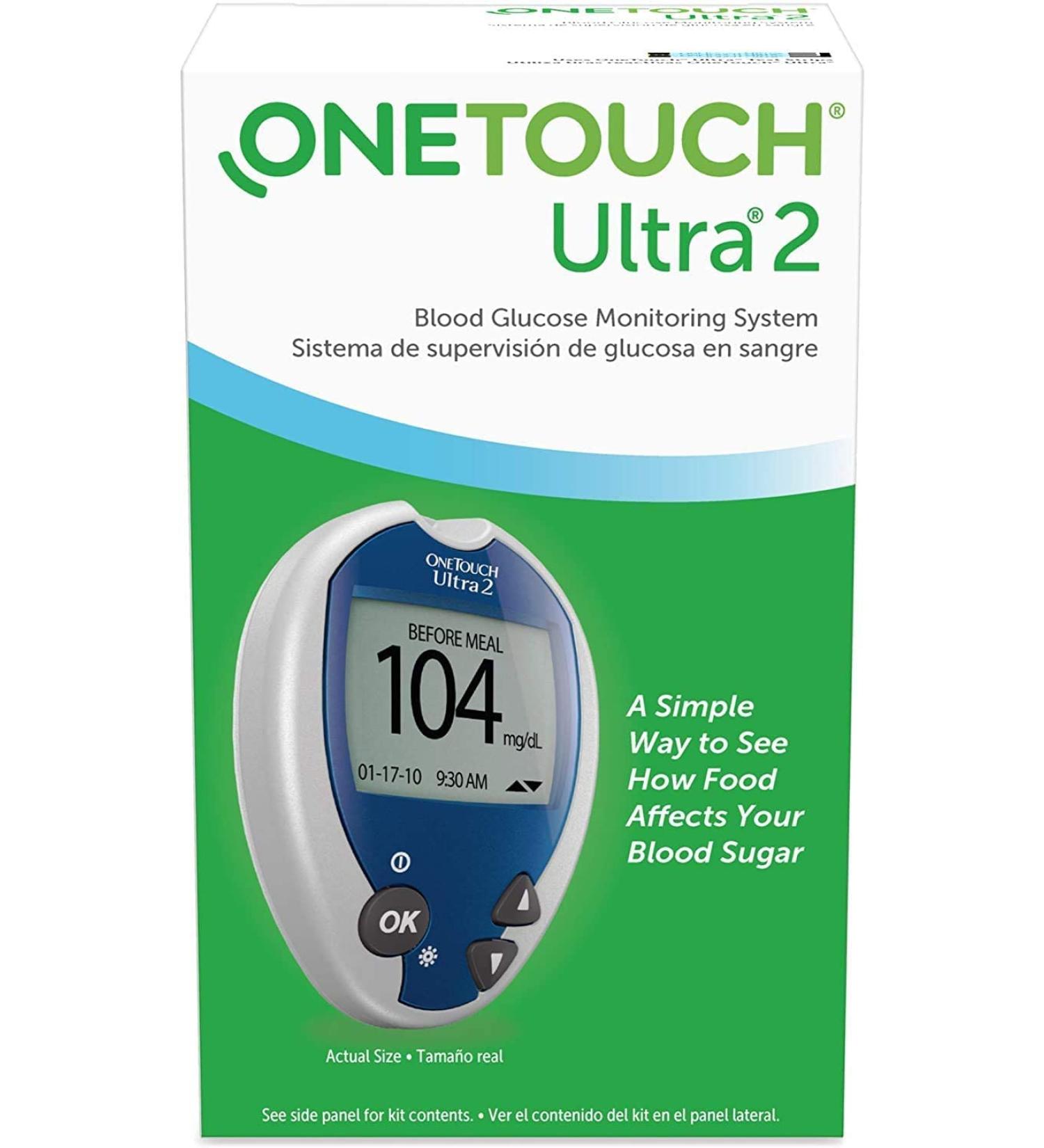 One Touch Ultra2 System Kit - Size 1 | Fast and Accurate Blood Glucose Monitoring - Buy Online on GoSupps.com