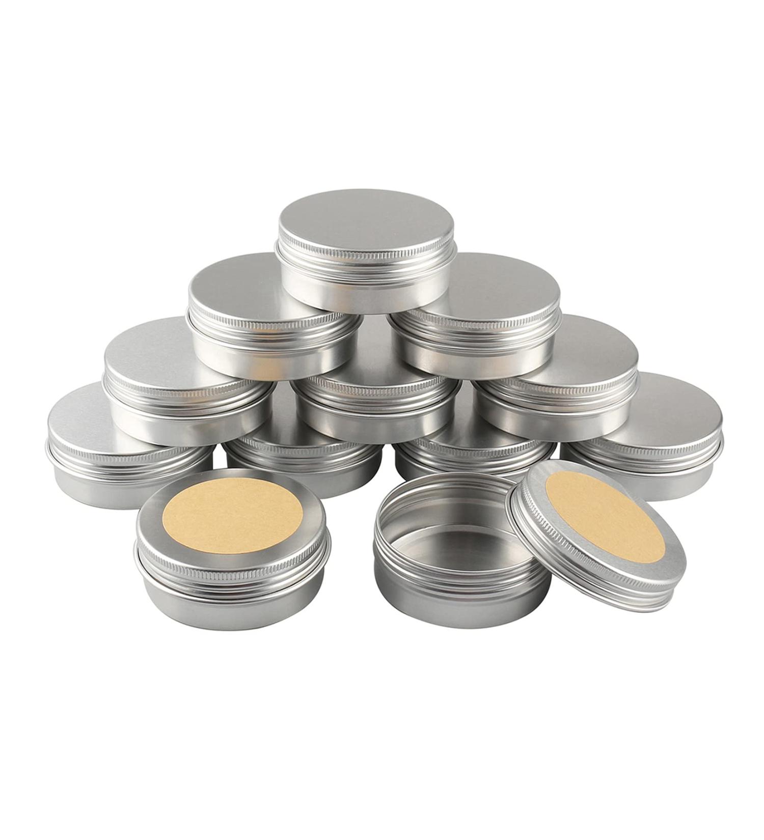 Buy 24-Pack 60ml Silver Empty Aluminum Cream Cans - Perfect for Cosmetics & DIY Projects - International Shipping Available - Buy Online on GoSupps.com