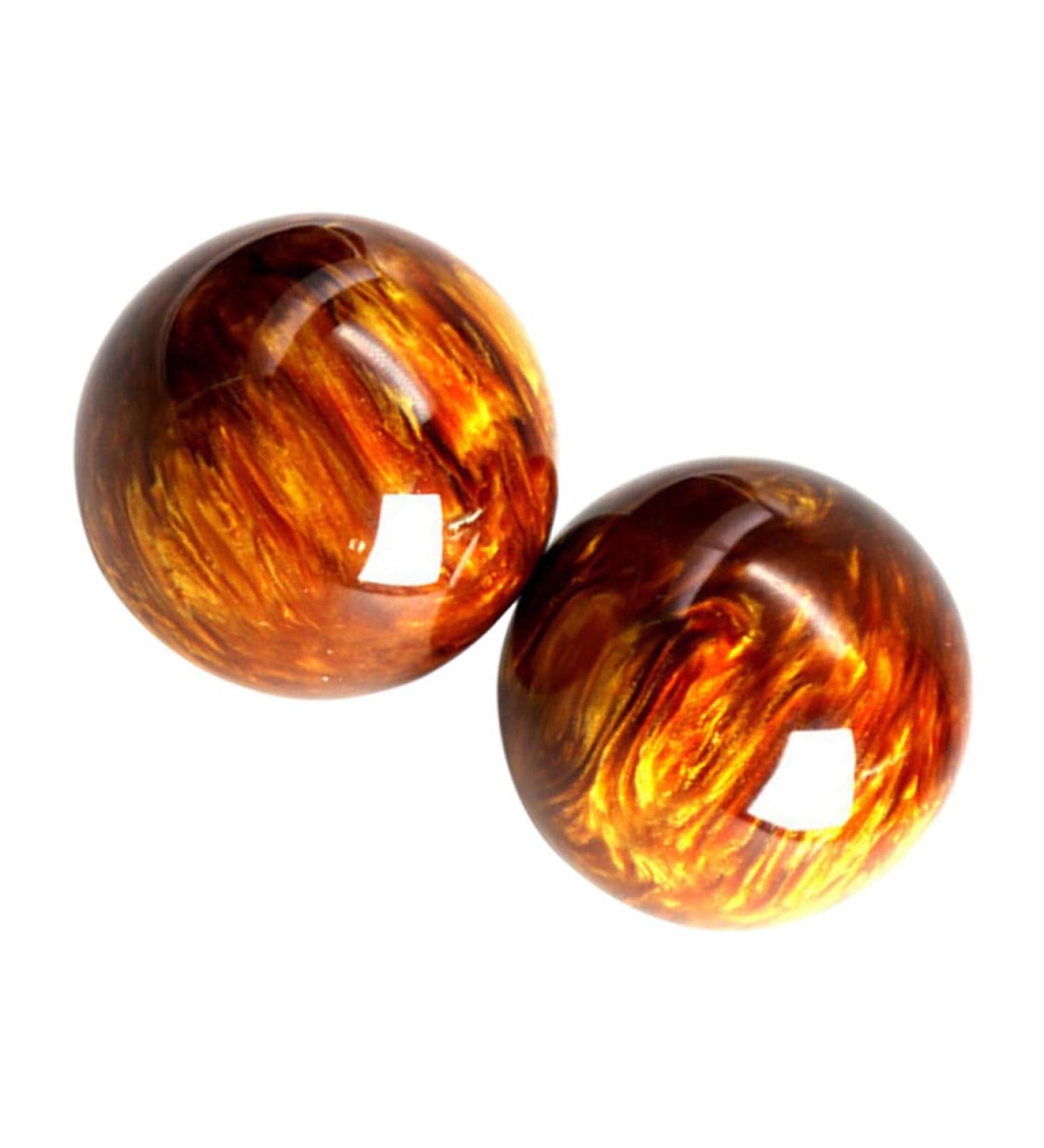 Homsfou Baoding Balls - 2pc Health & Fitness Massage Tool for Spiritual Relaxation & Wellbeing - Buy Online on GoSupps.com
