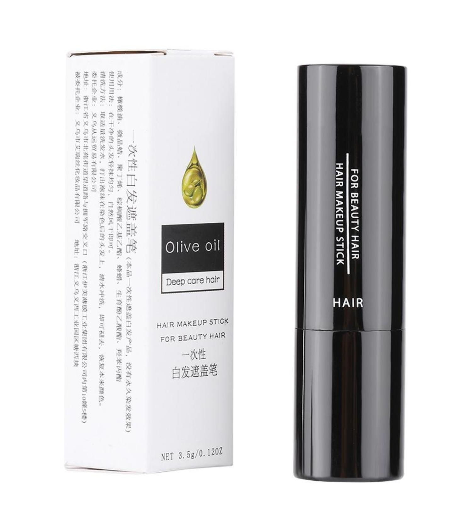 Hair Color Pen & Temporary Chalk - Dark Brown White Hair Coverage | DIY Makeup Stick for Gray Hair - Buy Online on GoSupps.com