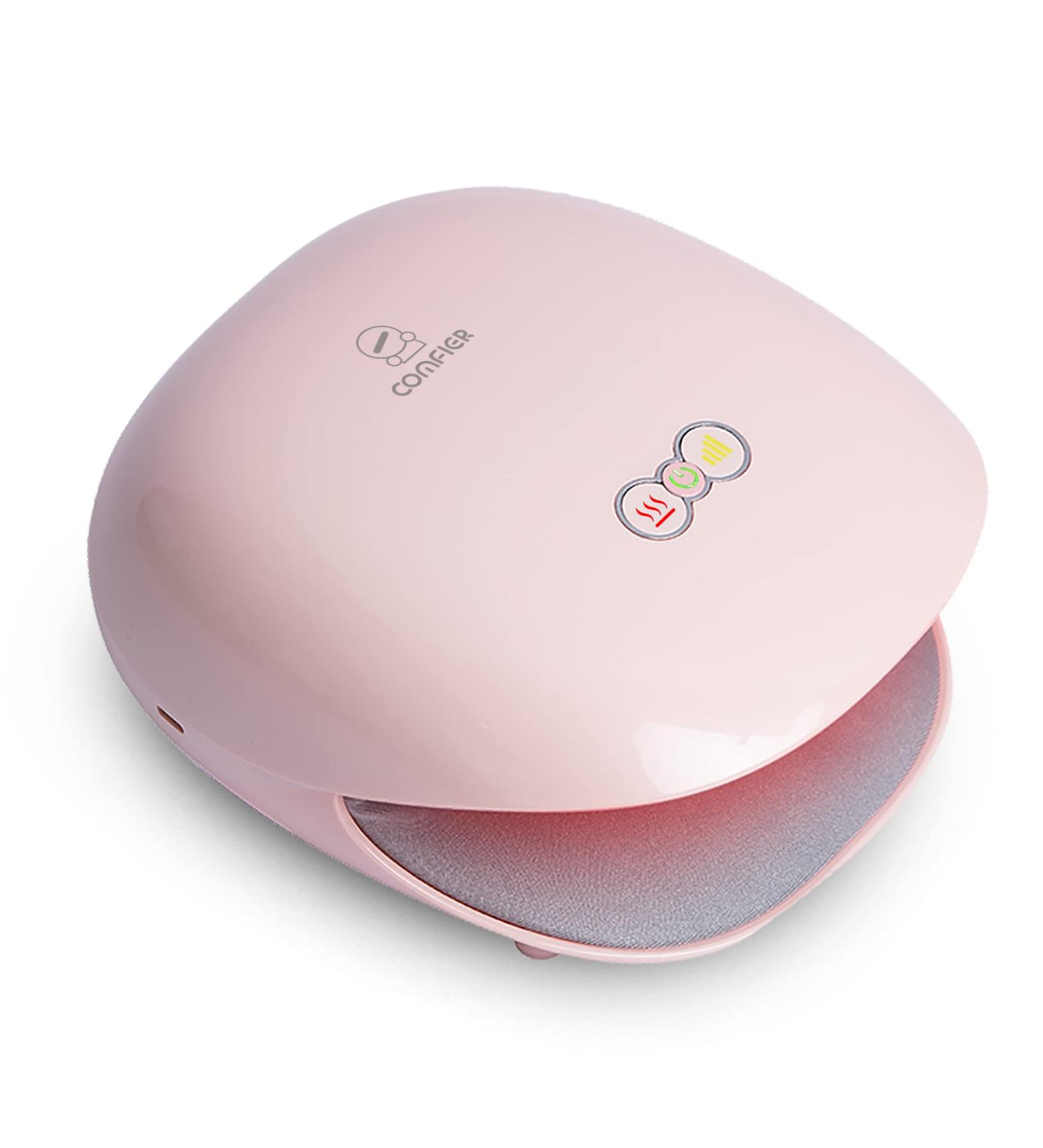 Comfier Rechargeable Hand Massager with Heat - 3 Levels Compression, Ideal Gifts for Women (Pink) - Buy Online on GoSupps.com