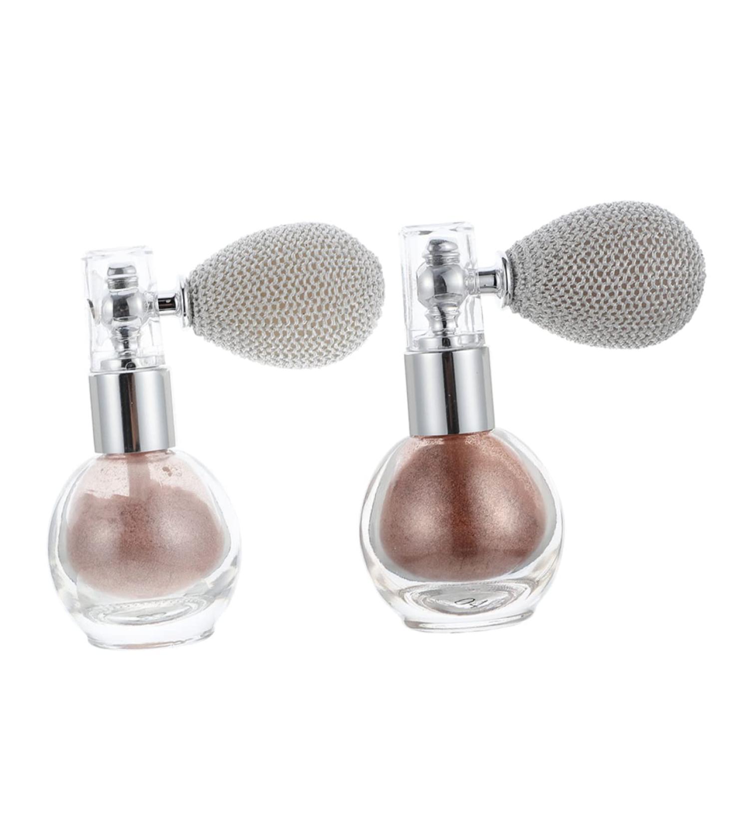 SKISUNO 2pcs Sparkle Perfume for Spray Tool Powder Women Hair Face and Highlighter High Bottle Sprayer Skin - Buy Online on GoSupps.com