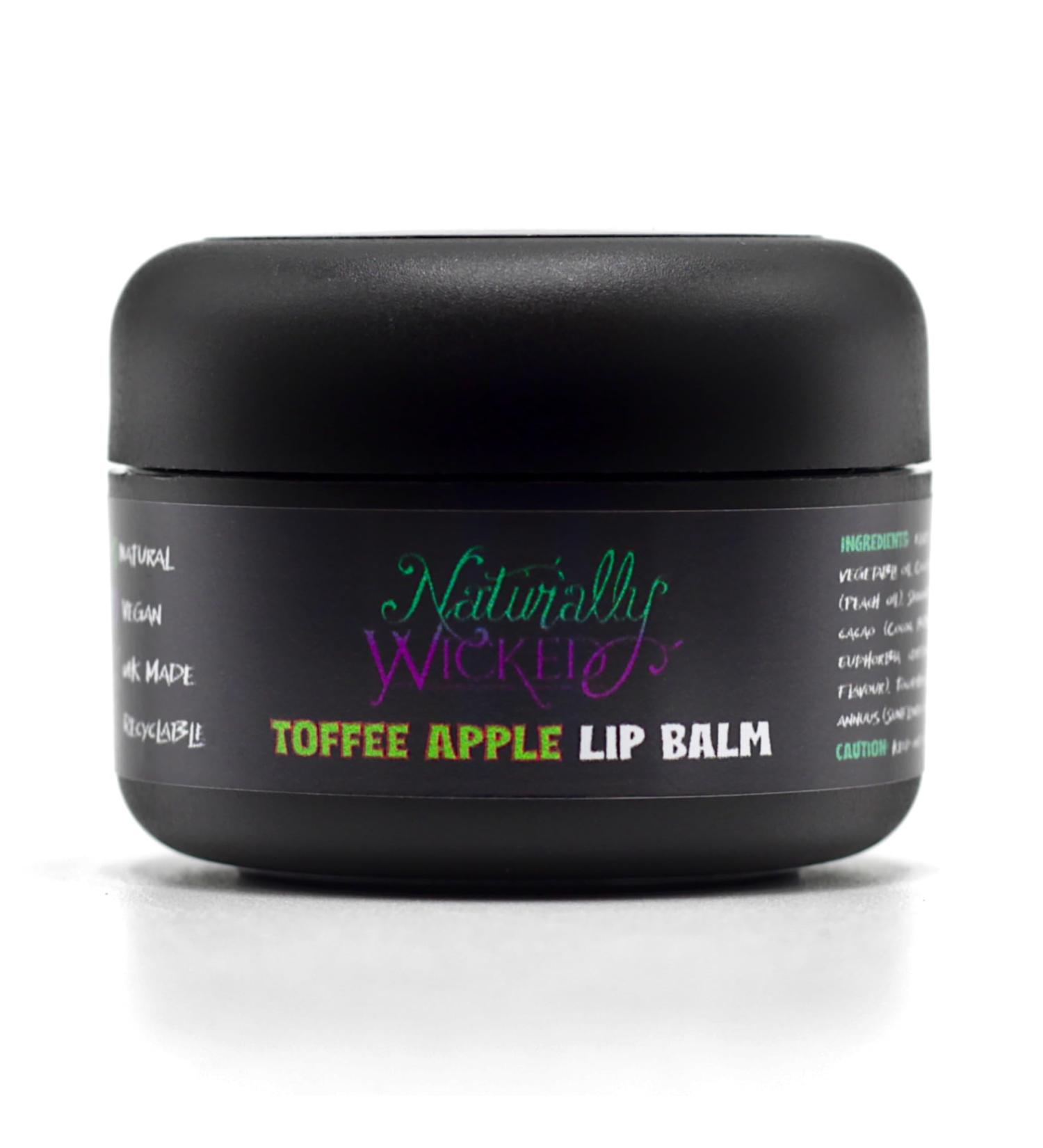 Naturally Wicked Toffee Apple Lip Balm 15ml | Natural & Vegan - Buy Online on GoSupps.com
