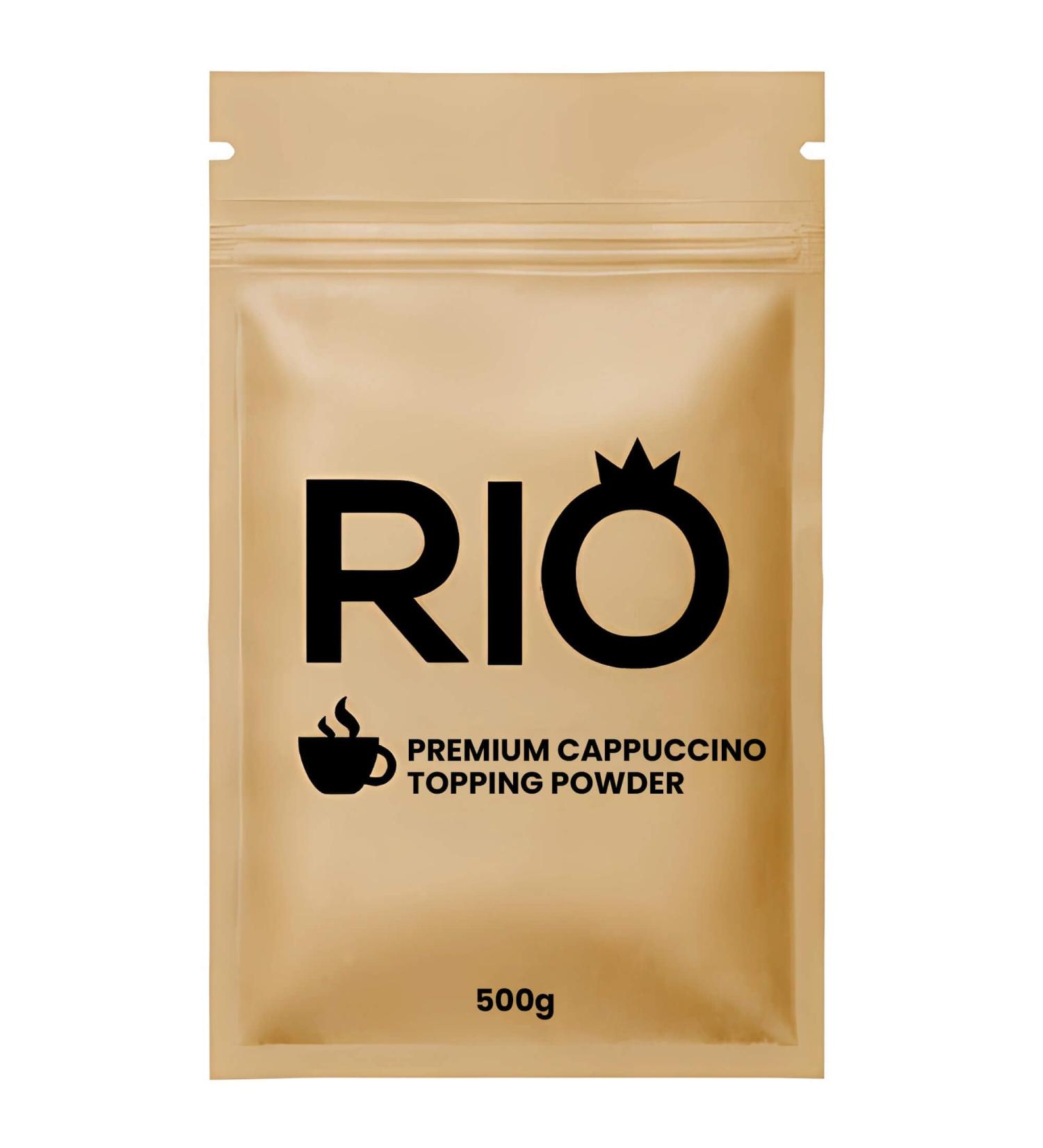 Cappuccino Topping Powder Instant Vending Sachet (500g) Creamy Thick And Long-Lasting. Smooth And Delicious Every Time