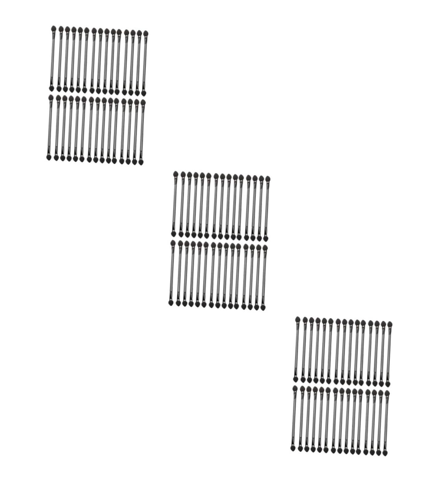FOMIYES 90 Pcs Double Ended Eyeshadow Brush Beauty Sponge Makeup Brush Double-headed Eyeshadow Stick Mix Set 12x1cmx3pcs Blackx3pcs - Buy Online on GoSupps.com