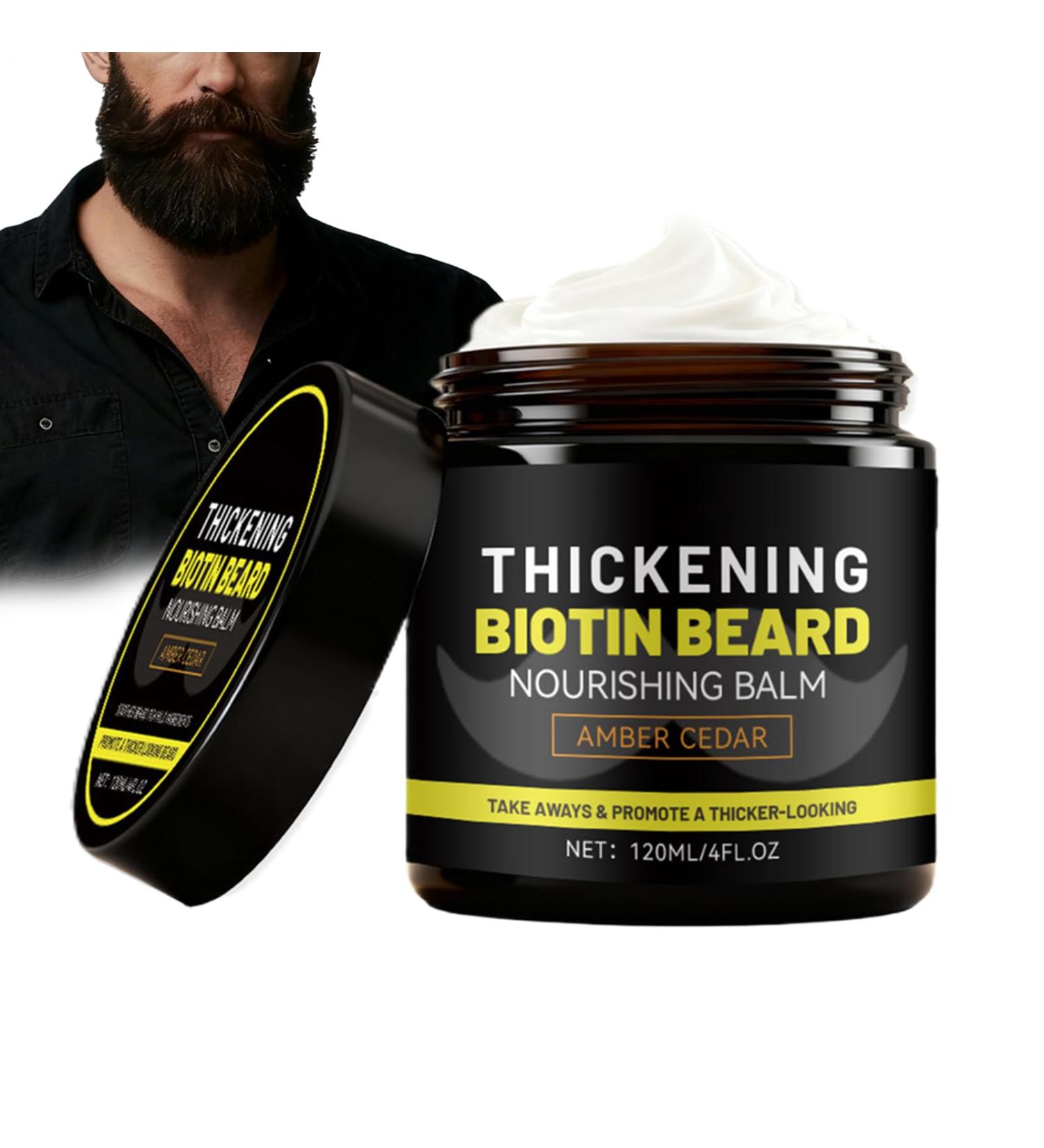  Jingmiger Beard Balm Softens & Moisturizes Naturally 120ml Leave-In Balm - For Dry Sensitive and Oily Skin Ideal for Travel Styling Home Weekends and - Buy Online on GoSupps.com