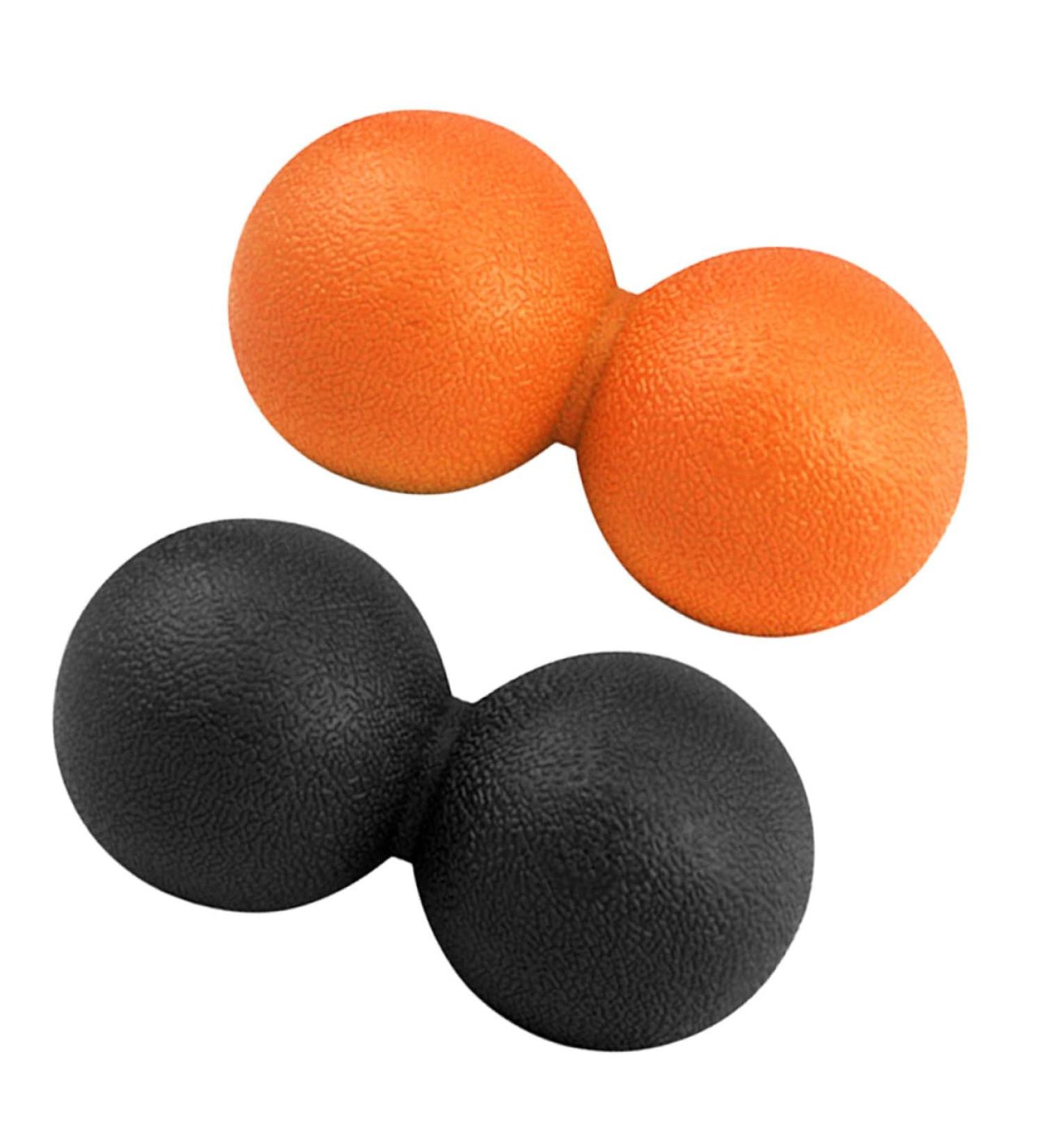 GLEAVI 2pcs Yoga Ball & Muscle Roller Set | Lacrosse & Peanut Massage Balls for Back Relief - International Shipping Available - Buy Online on GoSupps.com