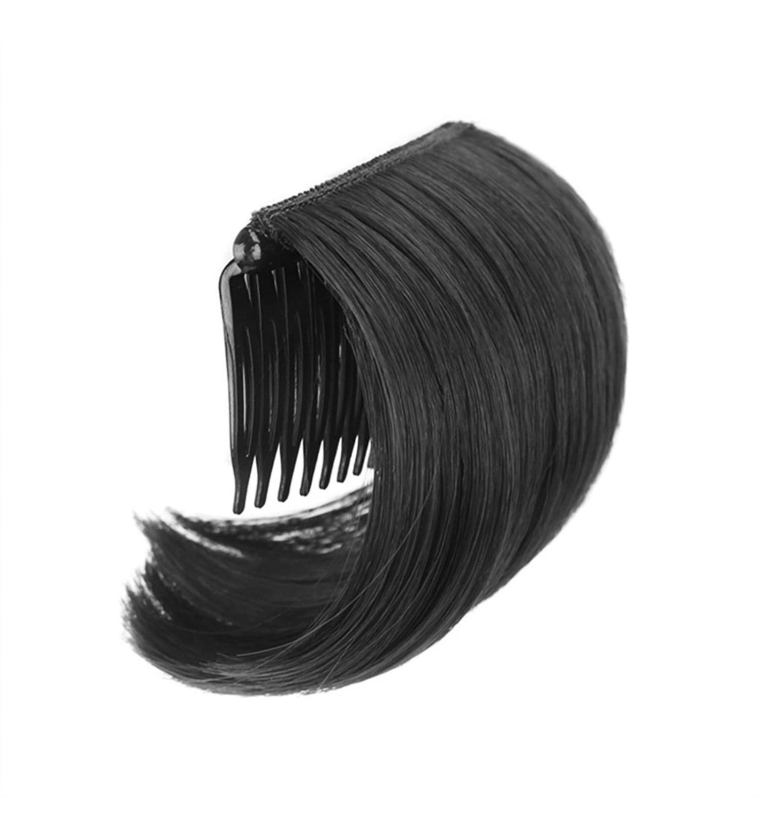 Bangs Hair Clip Clip in Bangs Synthetic Bangs 4" Short Thick Hairpieces Adding Extra Hair Volume Clip in Hair Extensions Straight Hair Up Comb False Hair Accessories for Women Bangs Clip in Hair (Col 2 - Buy Online on GoSupps.com