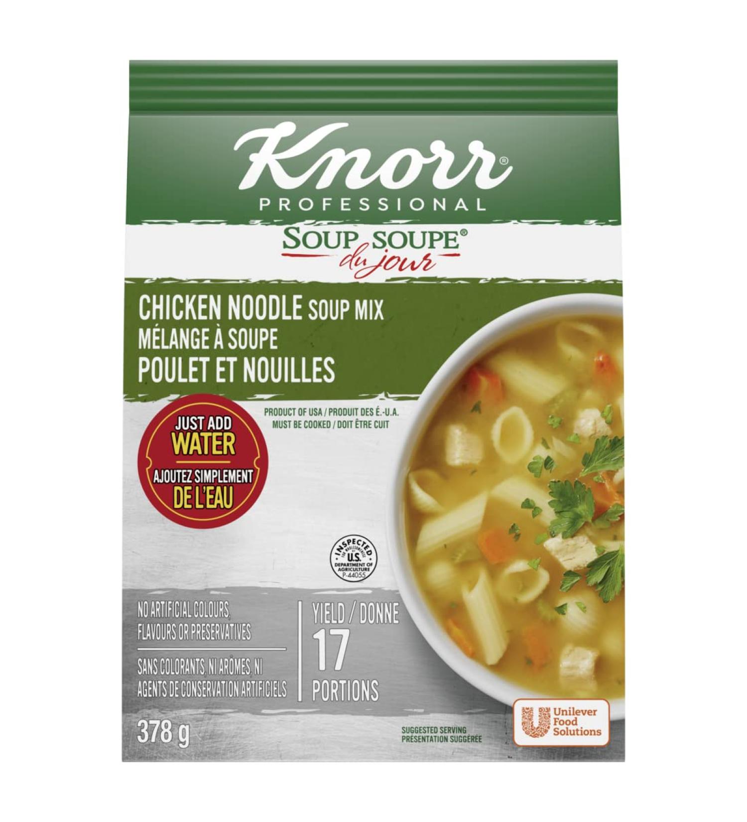 Knorr Professional Chicken Noodle Soup Mix chicken 378 g (Pack of 1) - Buy Online on GoSupps.com