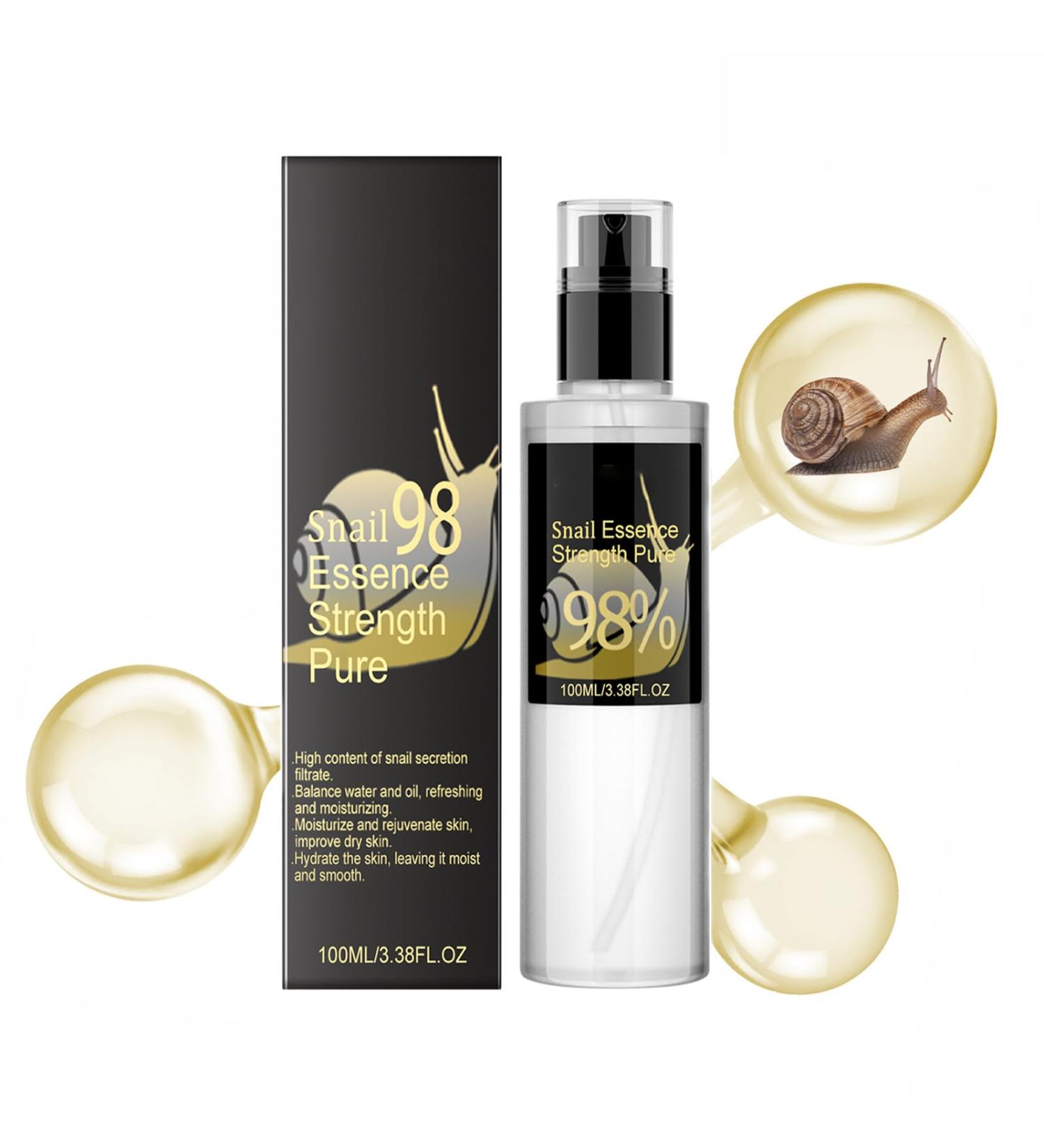 Snail Mucin Essence 98 Snail Mucin Snail Mucin Serum Snail Serum for Face Skin Repair & Hydrating Serum Facial Serum With Vitamin E and Snail Secretion Filtrate Anti Wrinkle Serum for All Skin Types - Buy Online on GoSupps.com