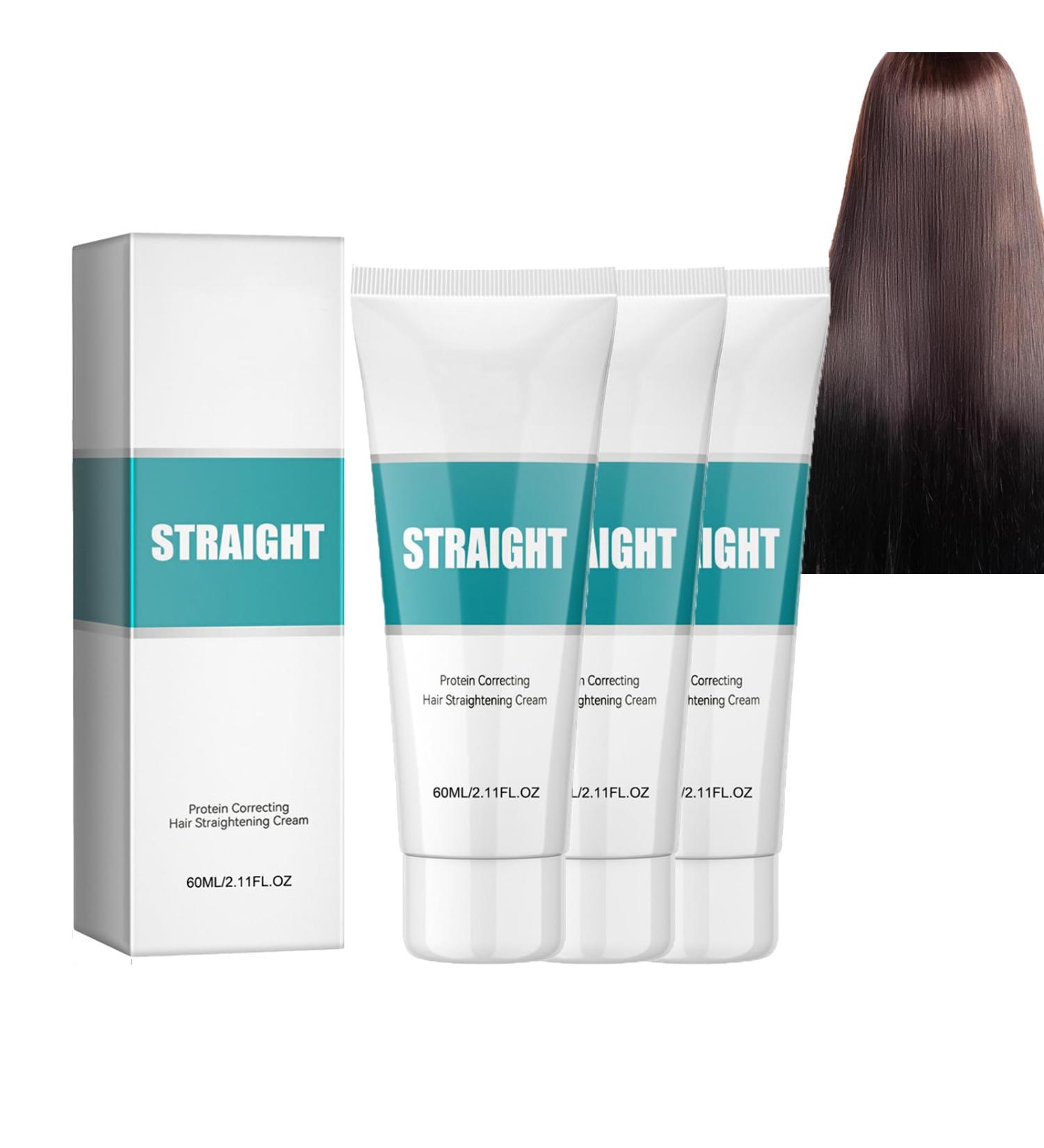  Dyceittdia Set of 3 hair smoothing creams protein smoothing cream for smoothing split ends 3 x 60 ml - Buy Online on GoSupps.com