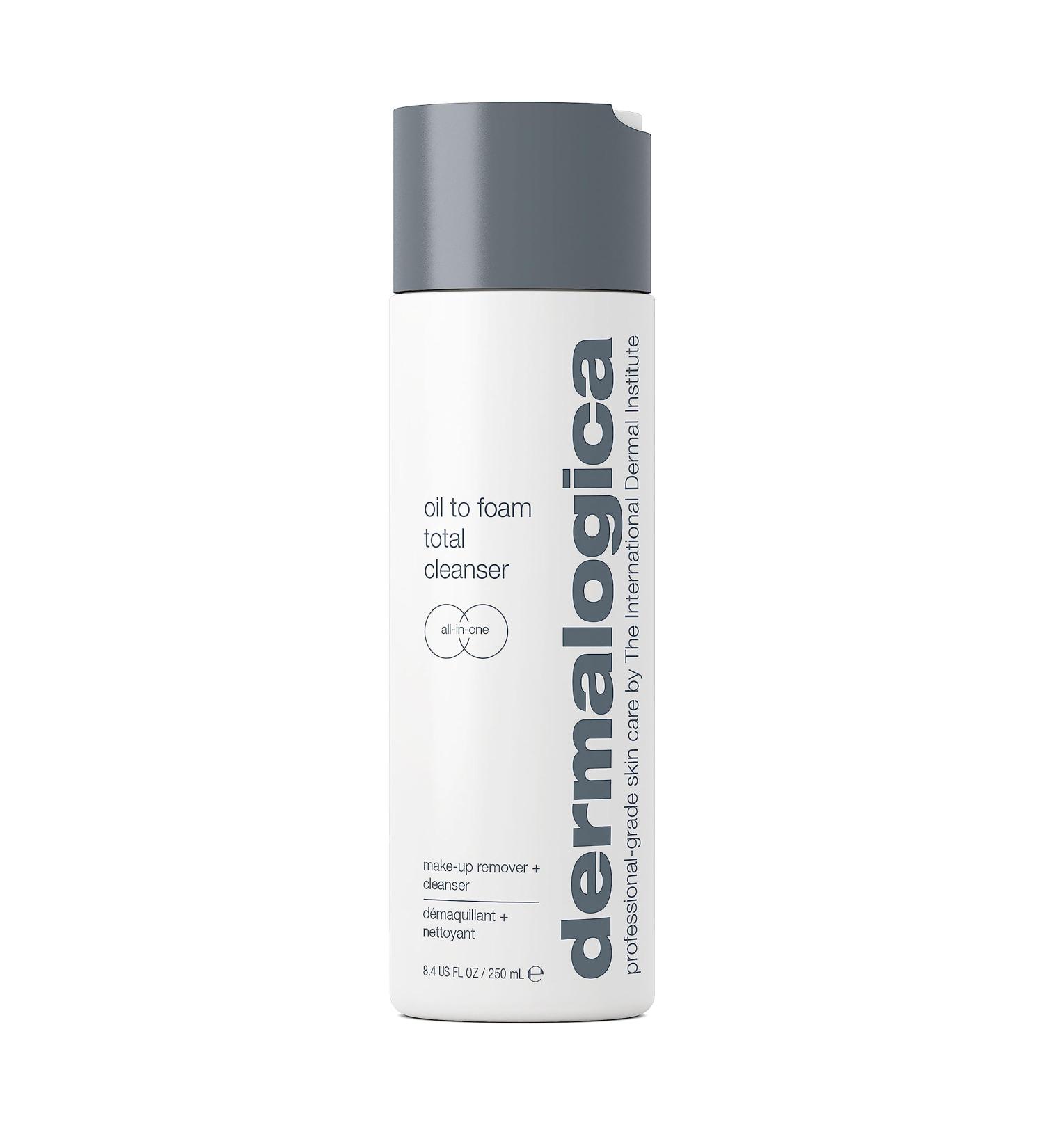 Dermalogica Oil To Foam Total Cleanser - 8.4 fl oz | Removes Makeup & Sunscreen for Ultra-Clean Skin - Buy Online on GoSupps.com