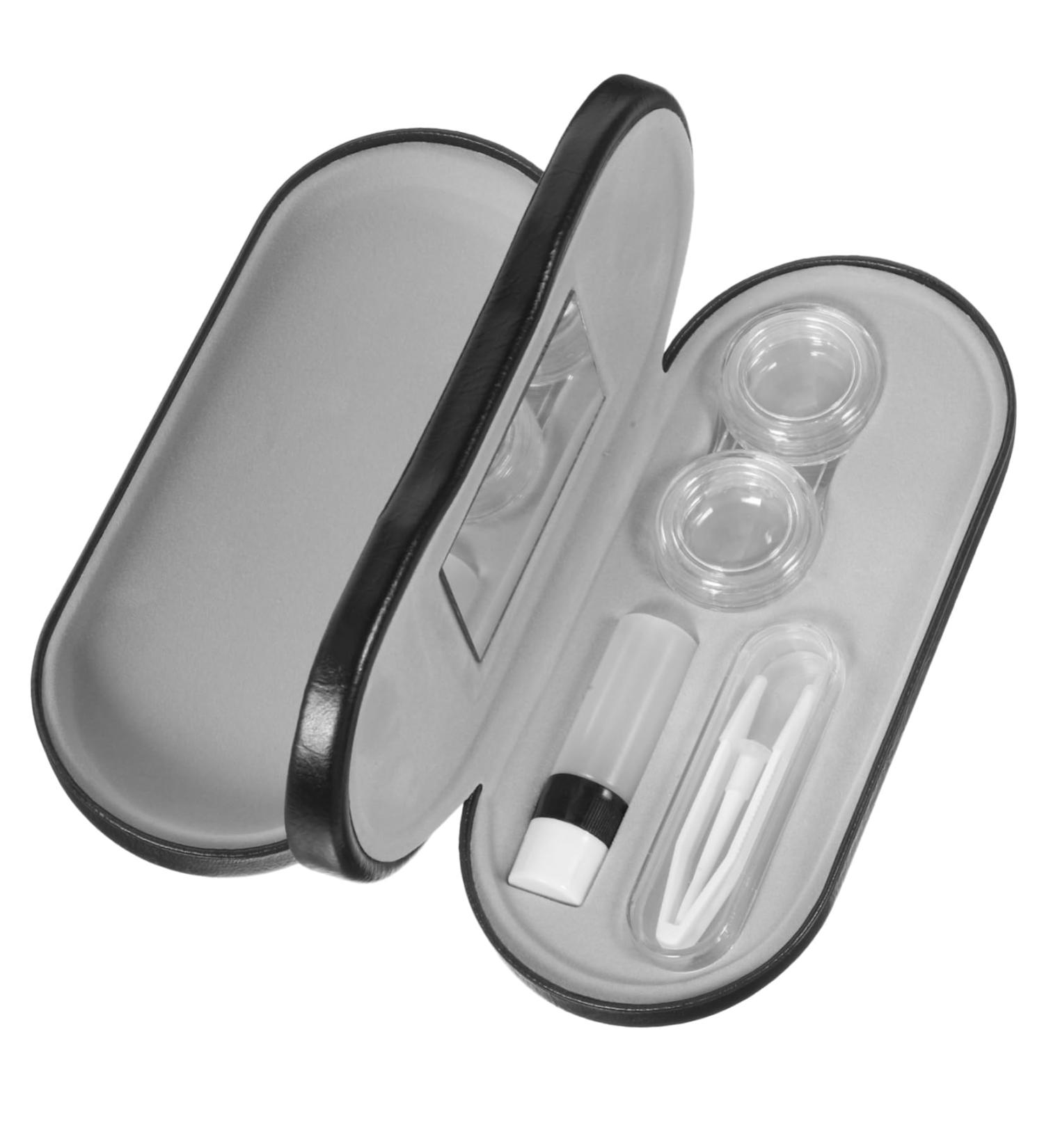 Buy PartyKindom Double Layer Glasses Case for Men & Women | Durable PU Sunglasses Storage for Outdoor Use - International Shipping Available - Buy Online on GoSupps.com