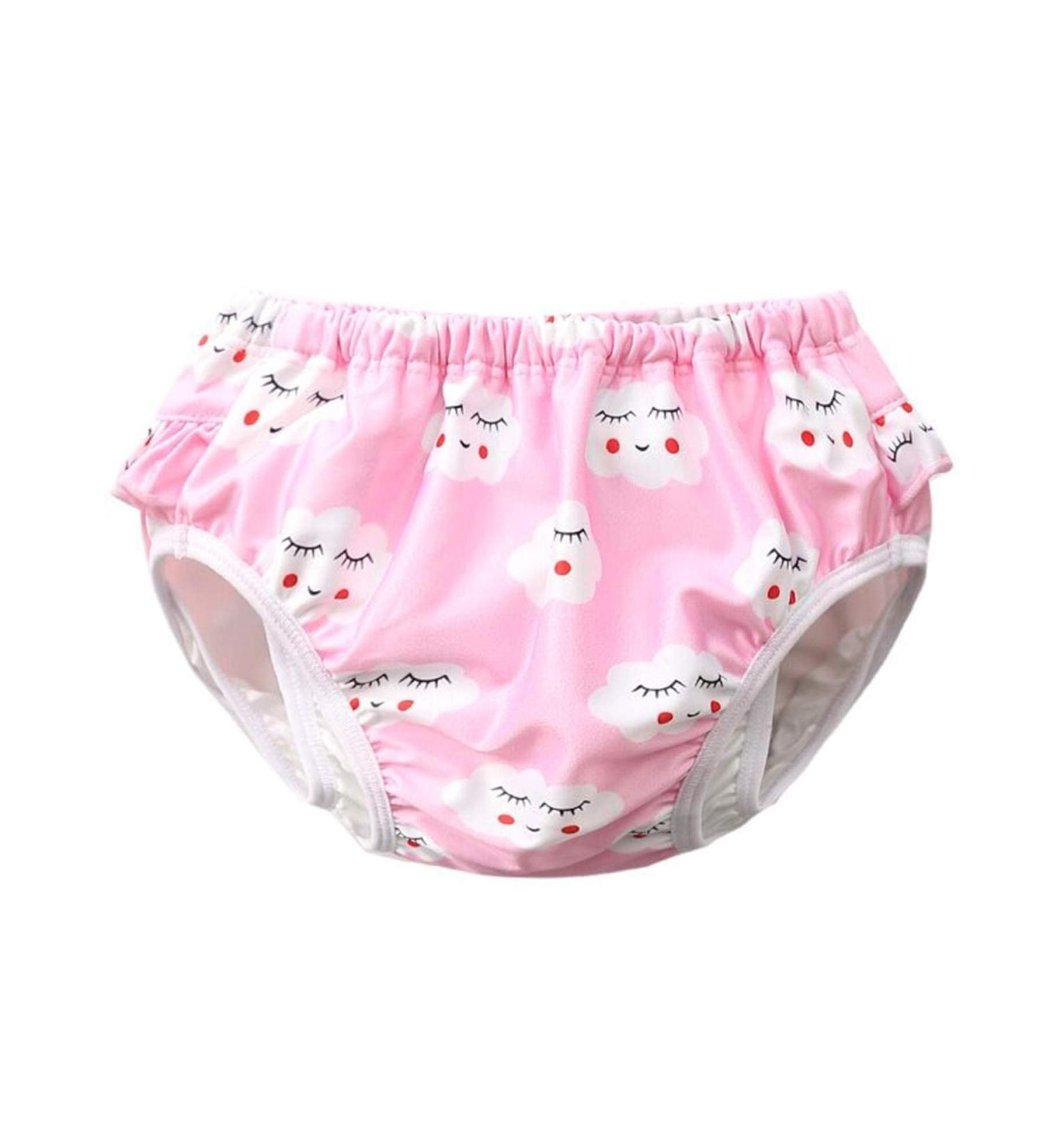 Adorable Reusable Baby Swimming Trousers | Girls Swimming Diaper for Toddlers 0-4 Years | Shyly Baiyun S (15-22lb) - Buy Online on GoSupps.com