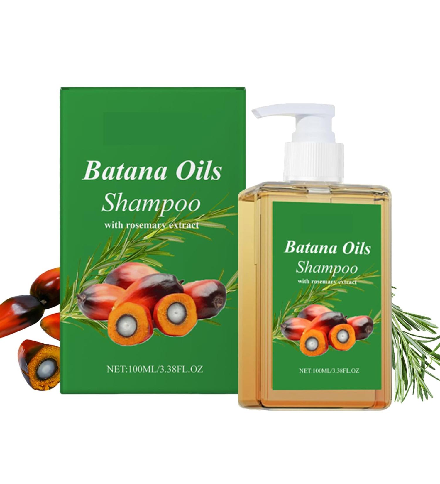 Shampoing Huile de Batana 100ml Shampoing Romarin pousse cheveux Batana Shampooing Hydratant en profondeur Renforce les Cheveux Soin Capillaire Souple - Buy Online on GoSupps.com