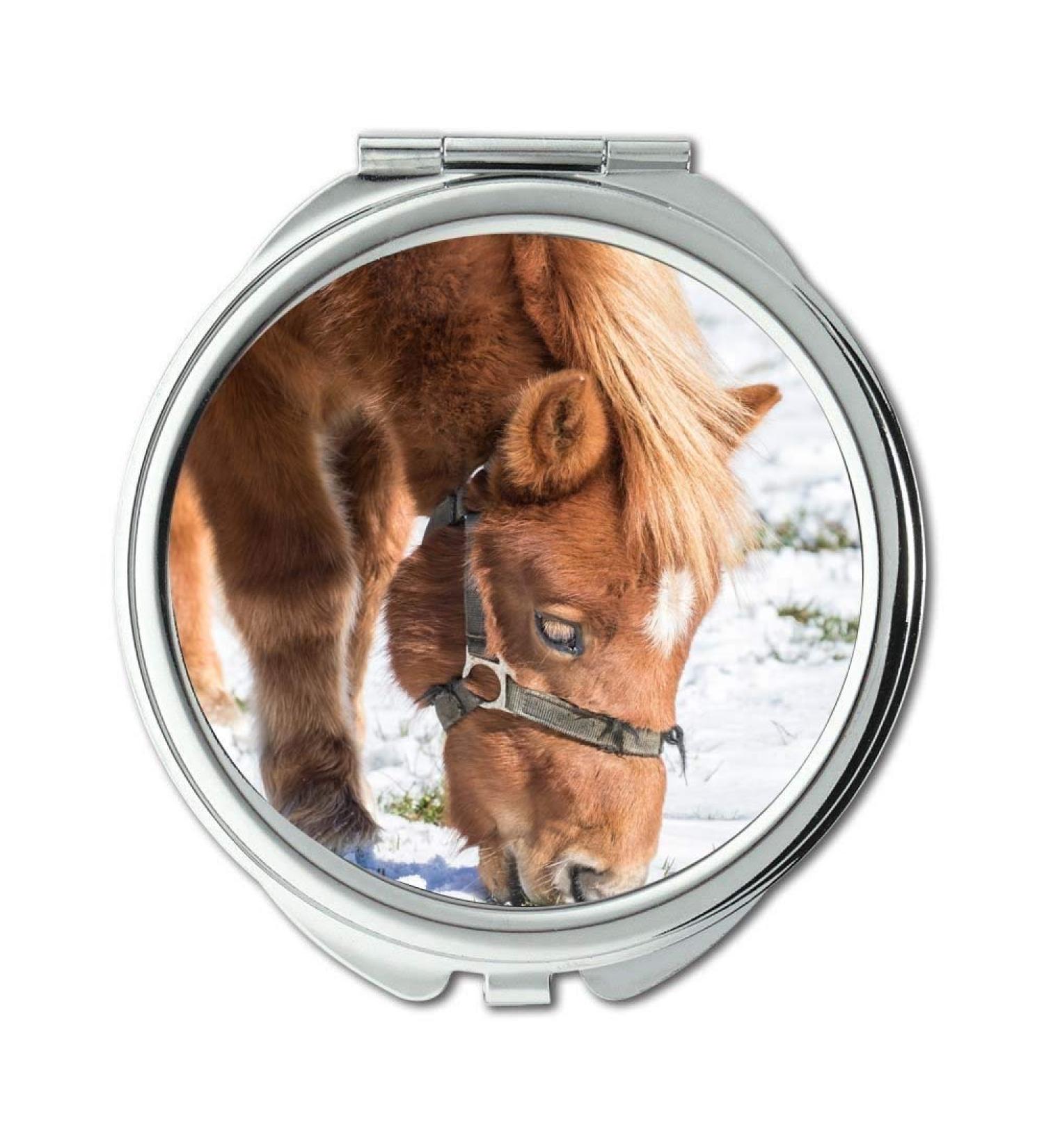 YENDOSTEEN Mirror Compact Mirror animal close up colt pocket mirror portable mirror - Buy Online on GoSupps.com