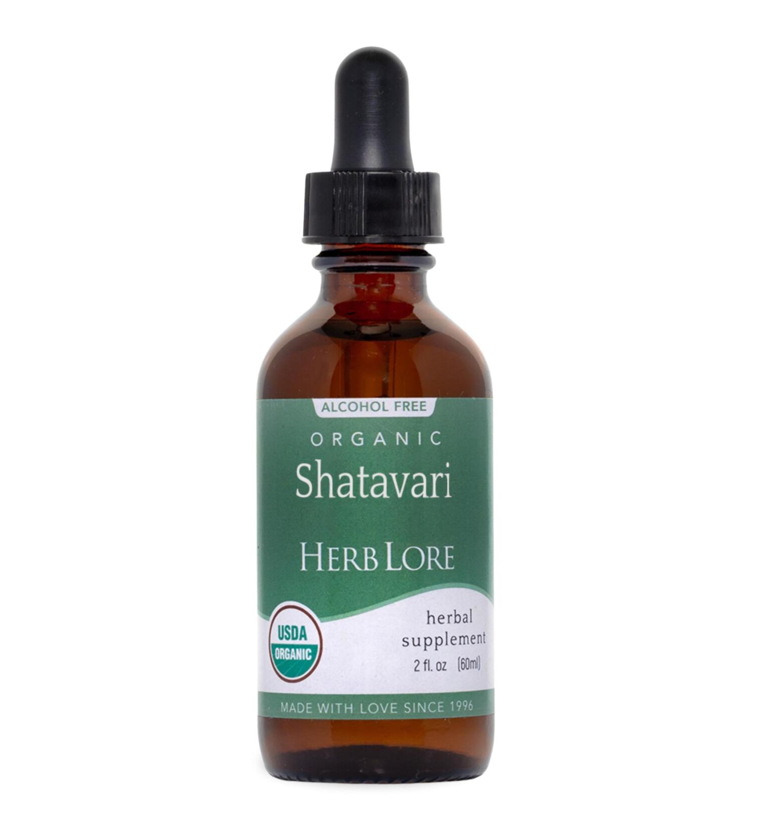 Herb Lore Organic Shatavari Root Extract Tincture - Liquid Shatavari Drops (Asparagus Racemosus) for Lactation and Wellness Support - Alcohol Free (2 fl oz) 2 Fl Oz (Pack of 1) - Buy Online on GoSupps.com