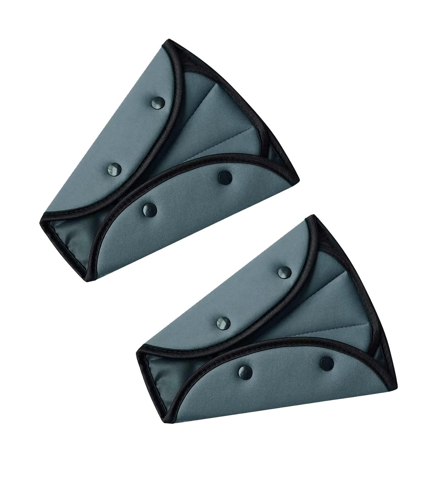 Kid Seat Belt Safety Cover - Grey(2pcs) | Car Safety Harness Strap Clips for Kids & Adults - Buy Online on GoSupps.com