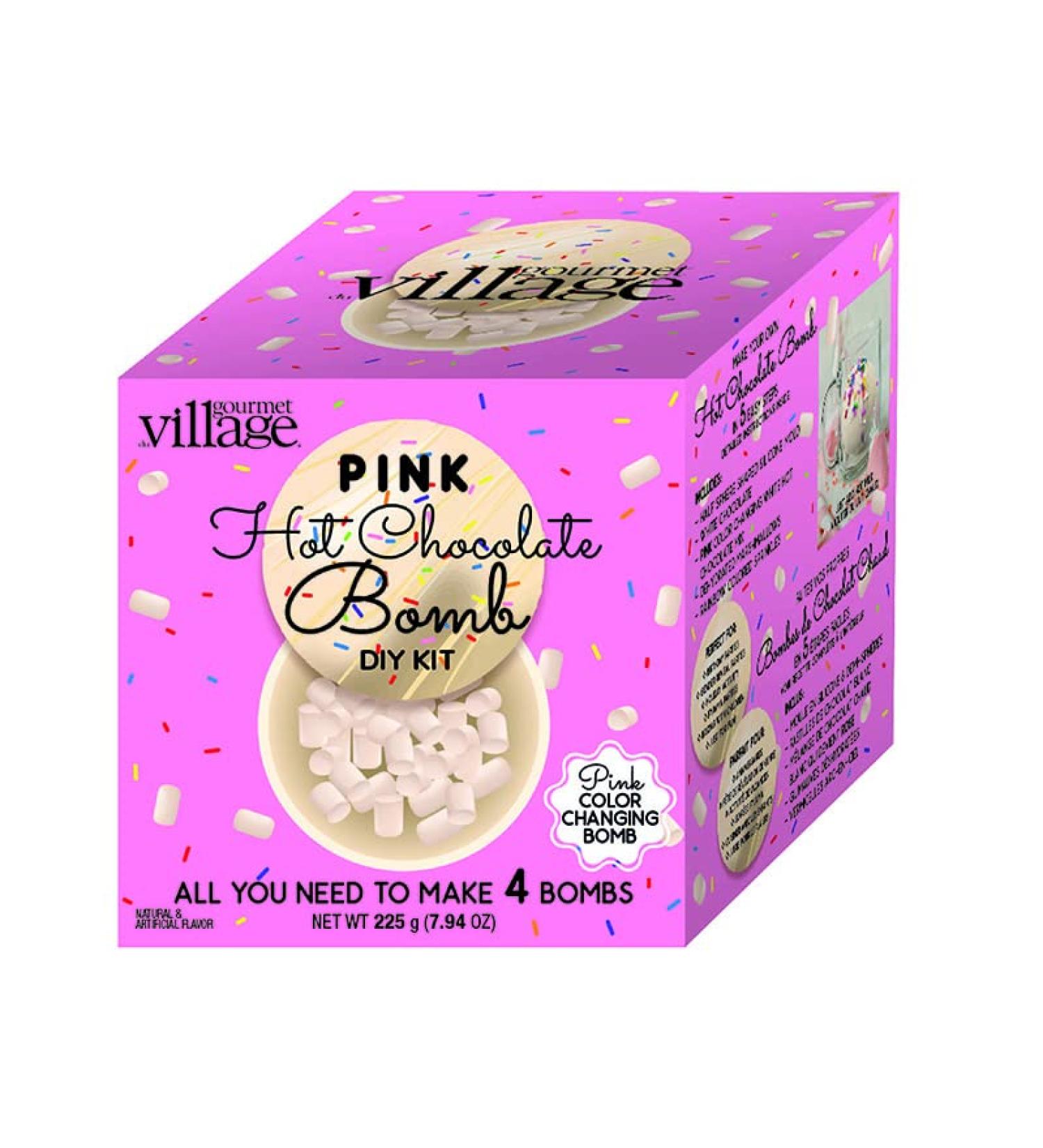 Gourmet du Village Hot Chocolate Bomb Kit Pink - Buy Online on GoSupps.com