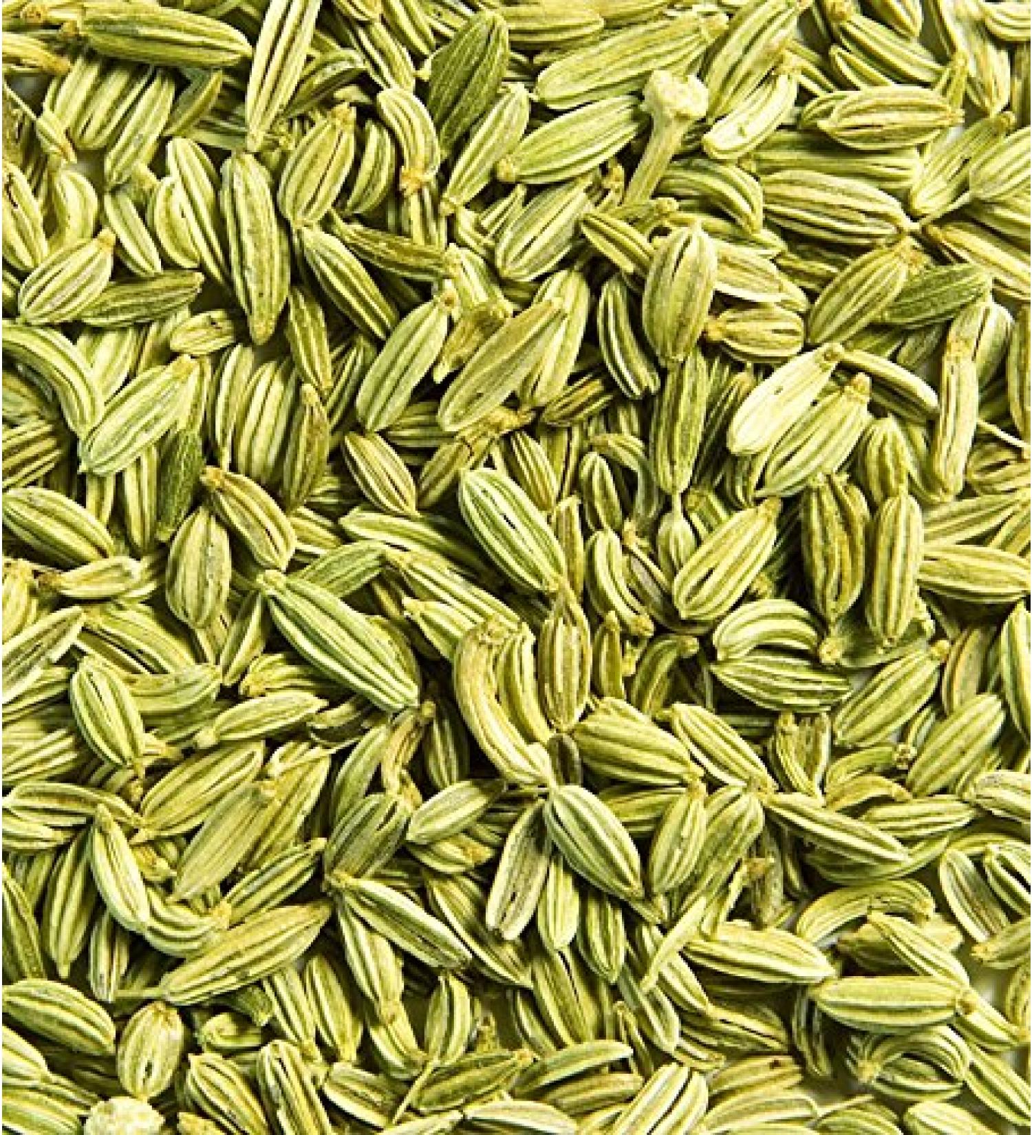 Thimbles 100g - Organic and Pure Whole Raw Fennel Seeds - Mouth Freshener