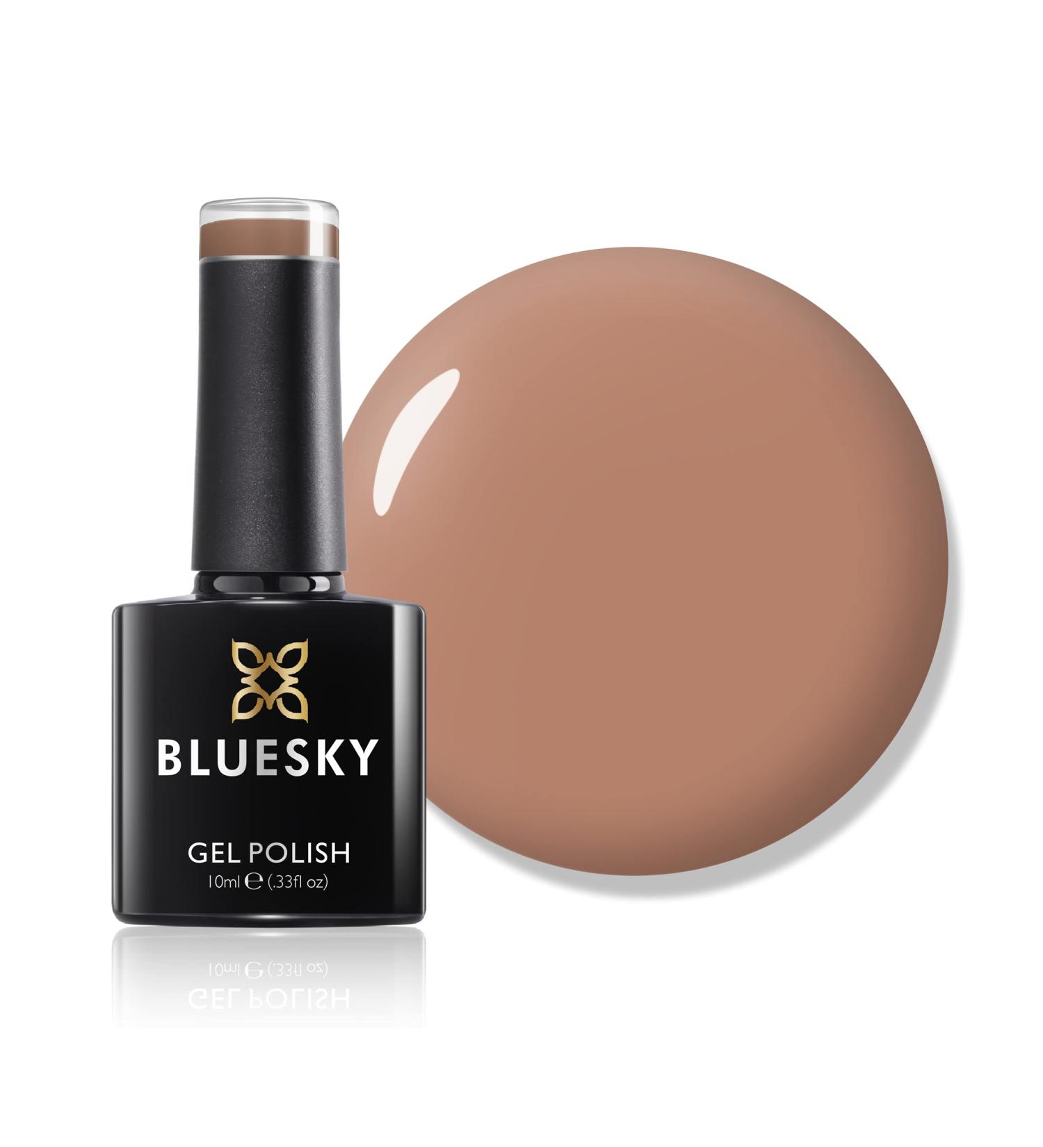 Bluesky AW21 Gel Nail Polish - Aw2103 Light Brown 10ml | Long Lasting Chip Resistant Formula | UV LED Lamp Required | Nude Shade - Buy Online on GoSupps.com